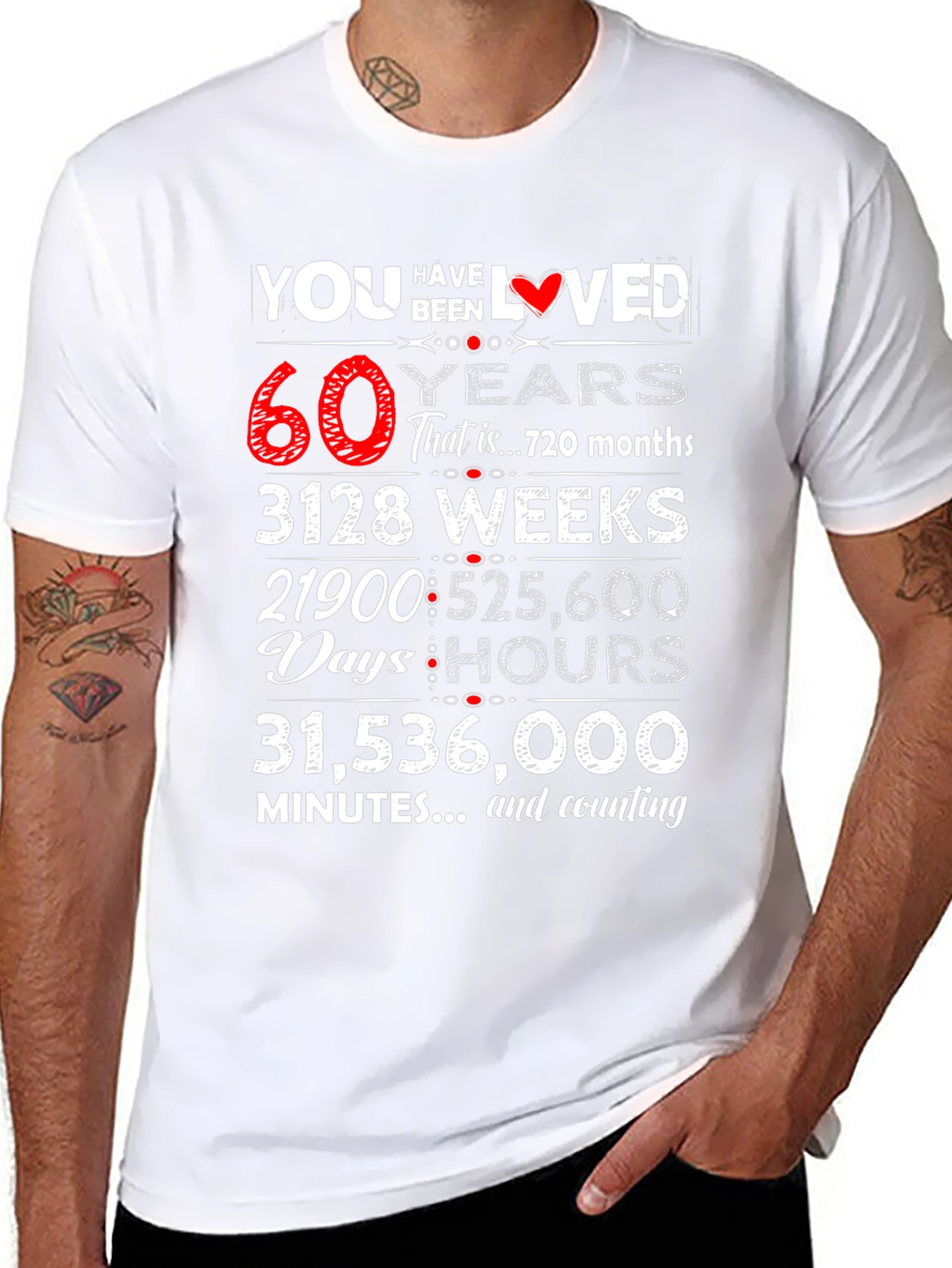 You Have Been Loved 60 Years Graphic Tee