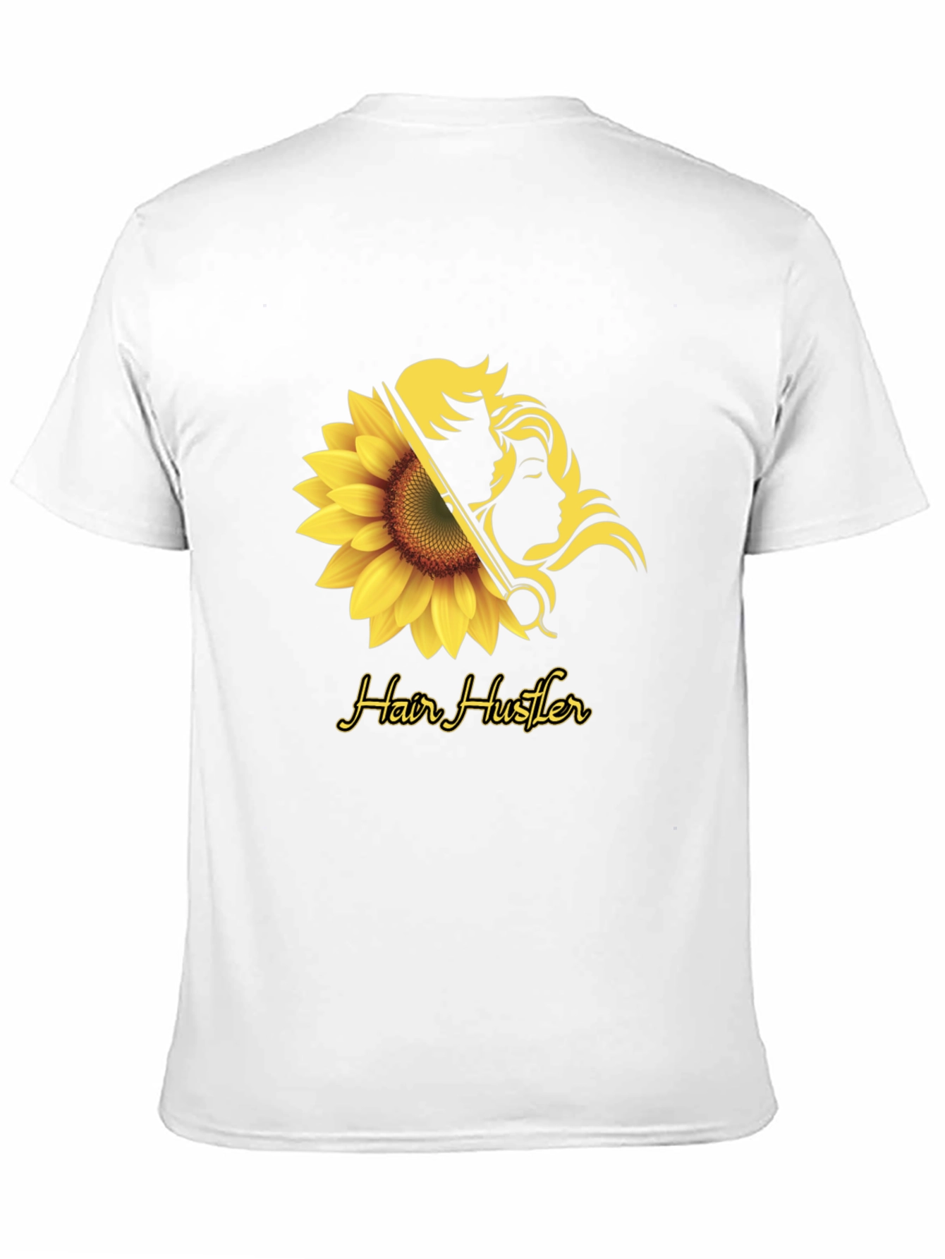 Hair Hustler T-Shirt - Sunflower Design