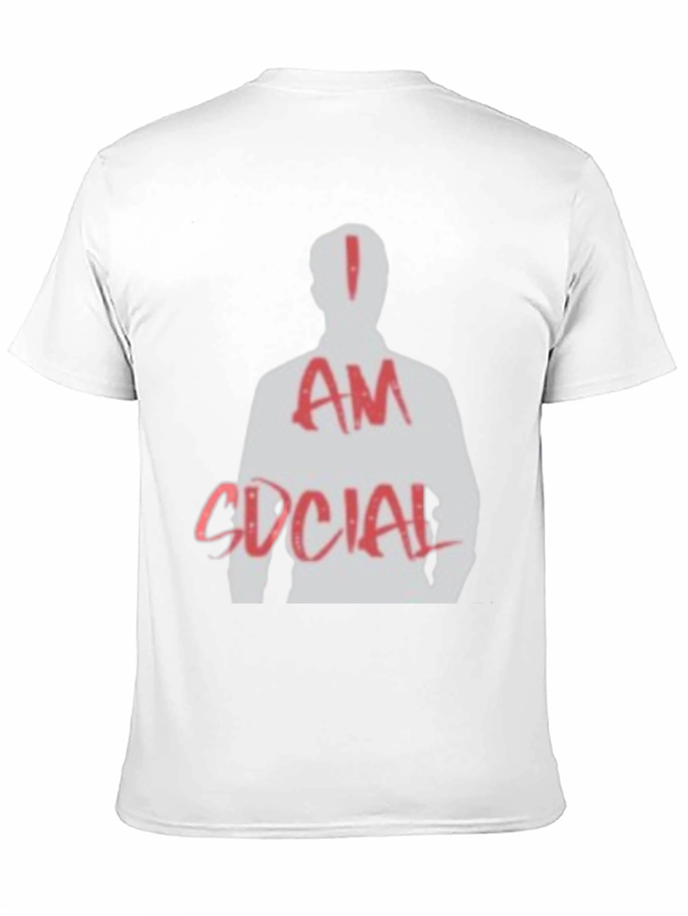 I am Social T-Shirt - Black Graphic Tee