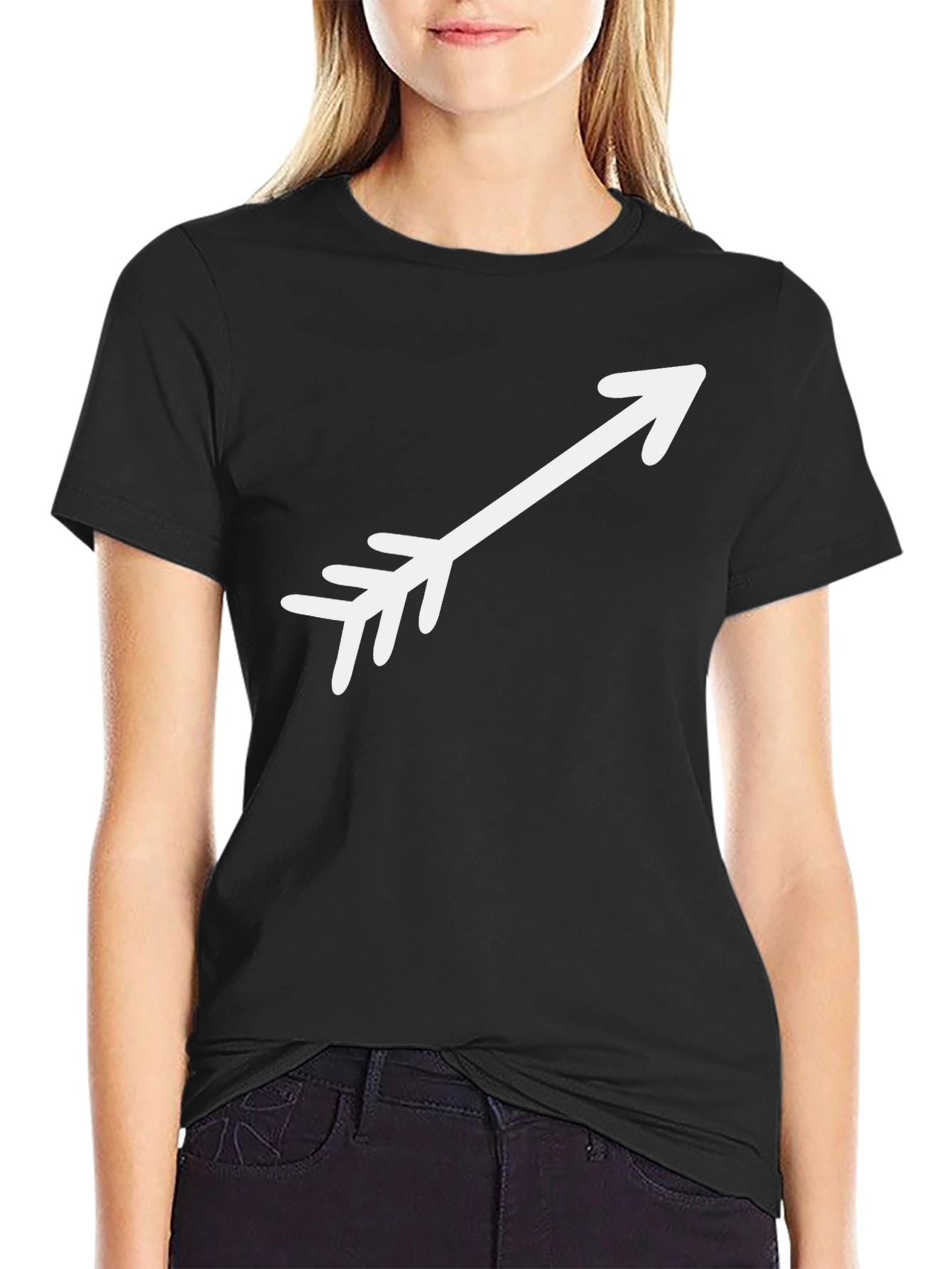 Arrow Graphic Tee - Black