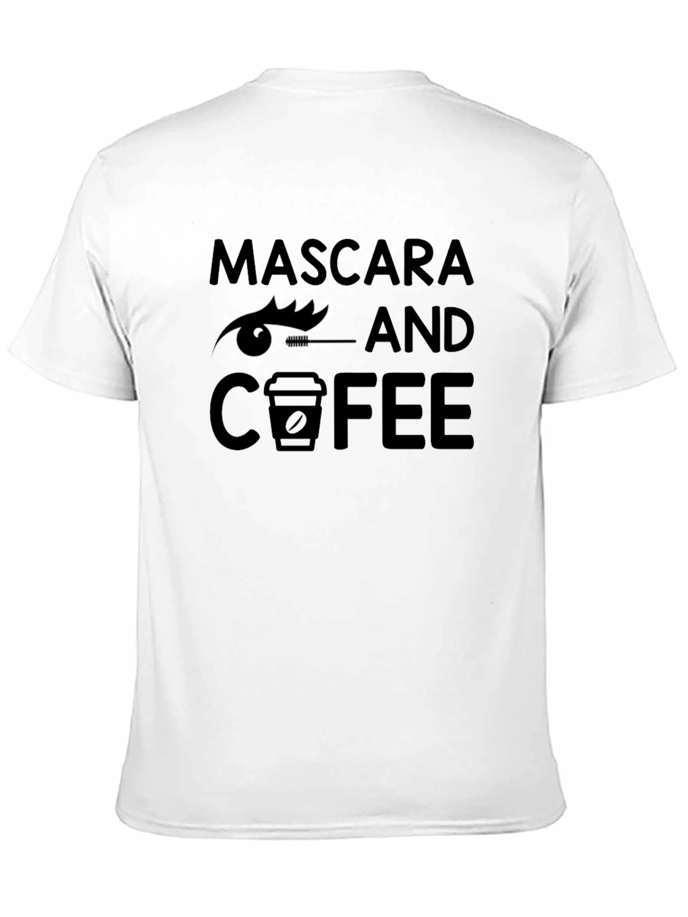 Mascara and Coffee Graphic Tee