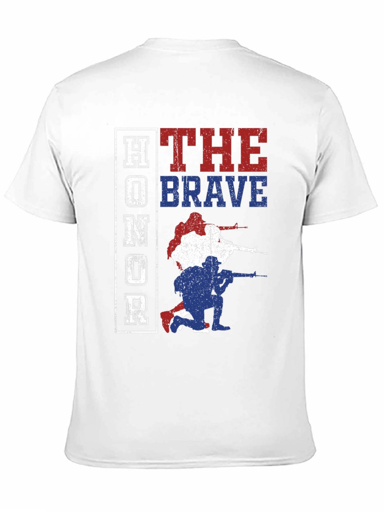 Honor the Brave Patriotic Graphic T-Shirt