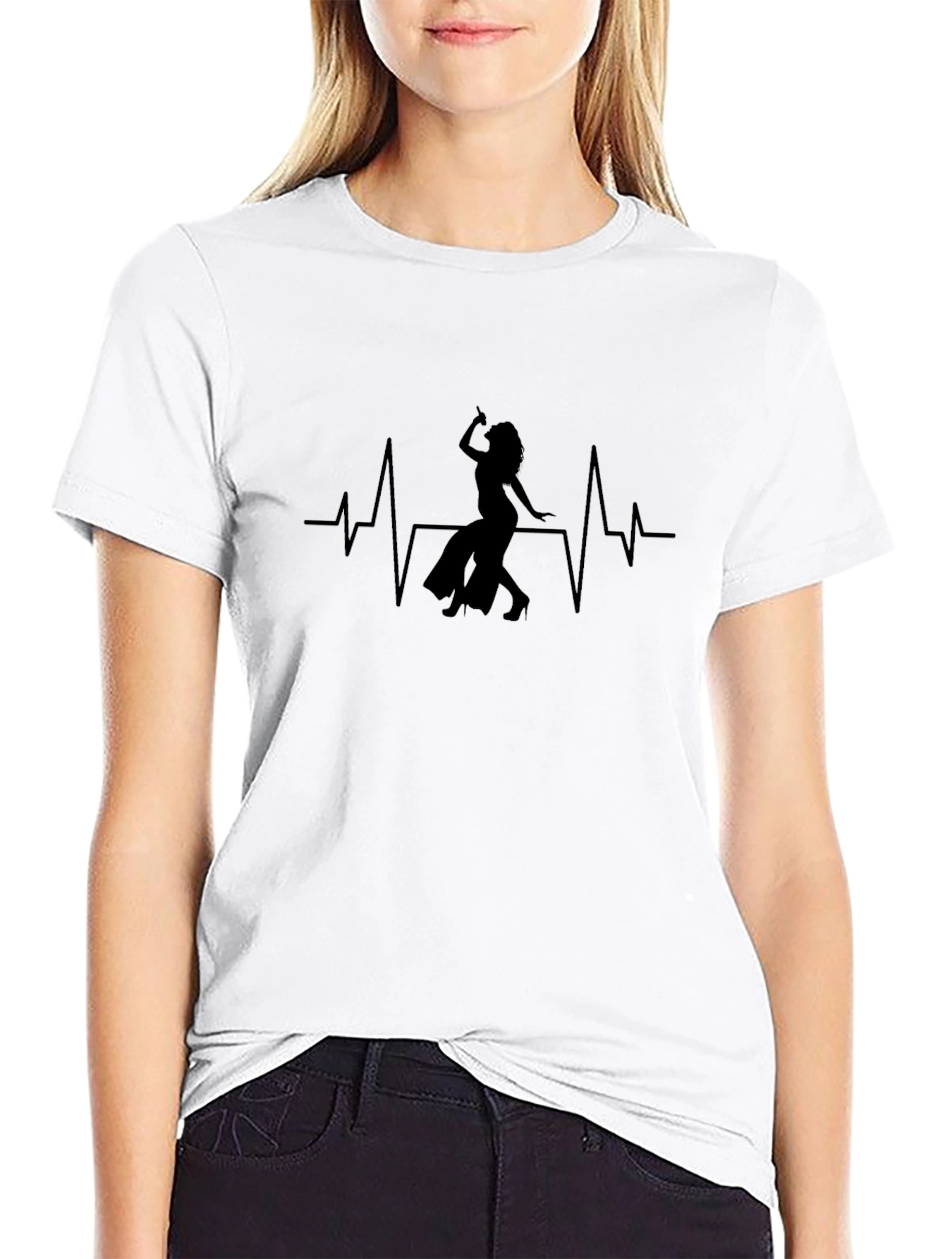 Belly Dance Heartbeat Tee - Cool Graphic T-Shirt