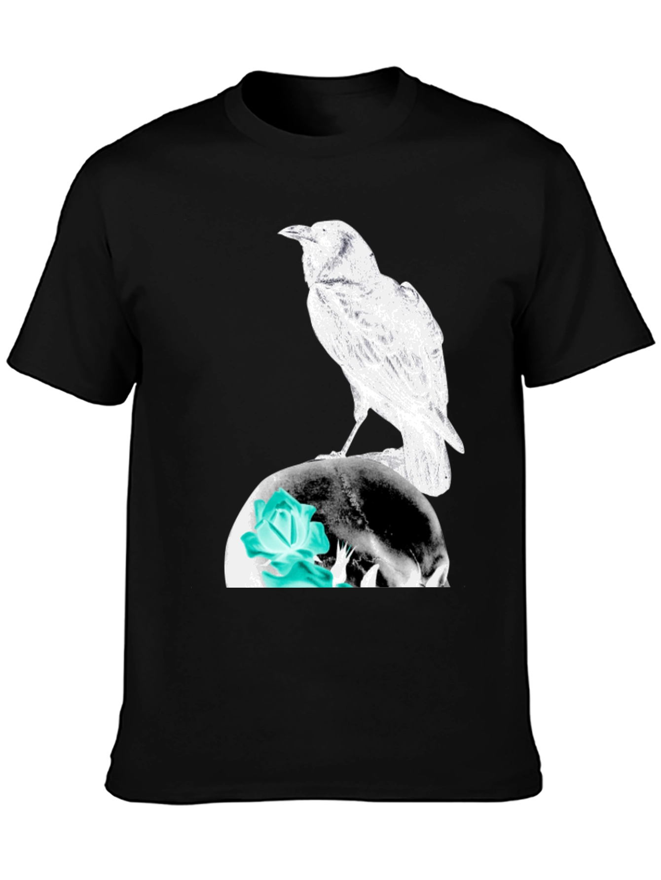 Raven Skull Graphic Tee