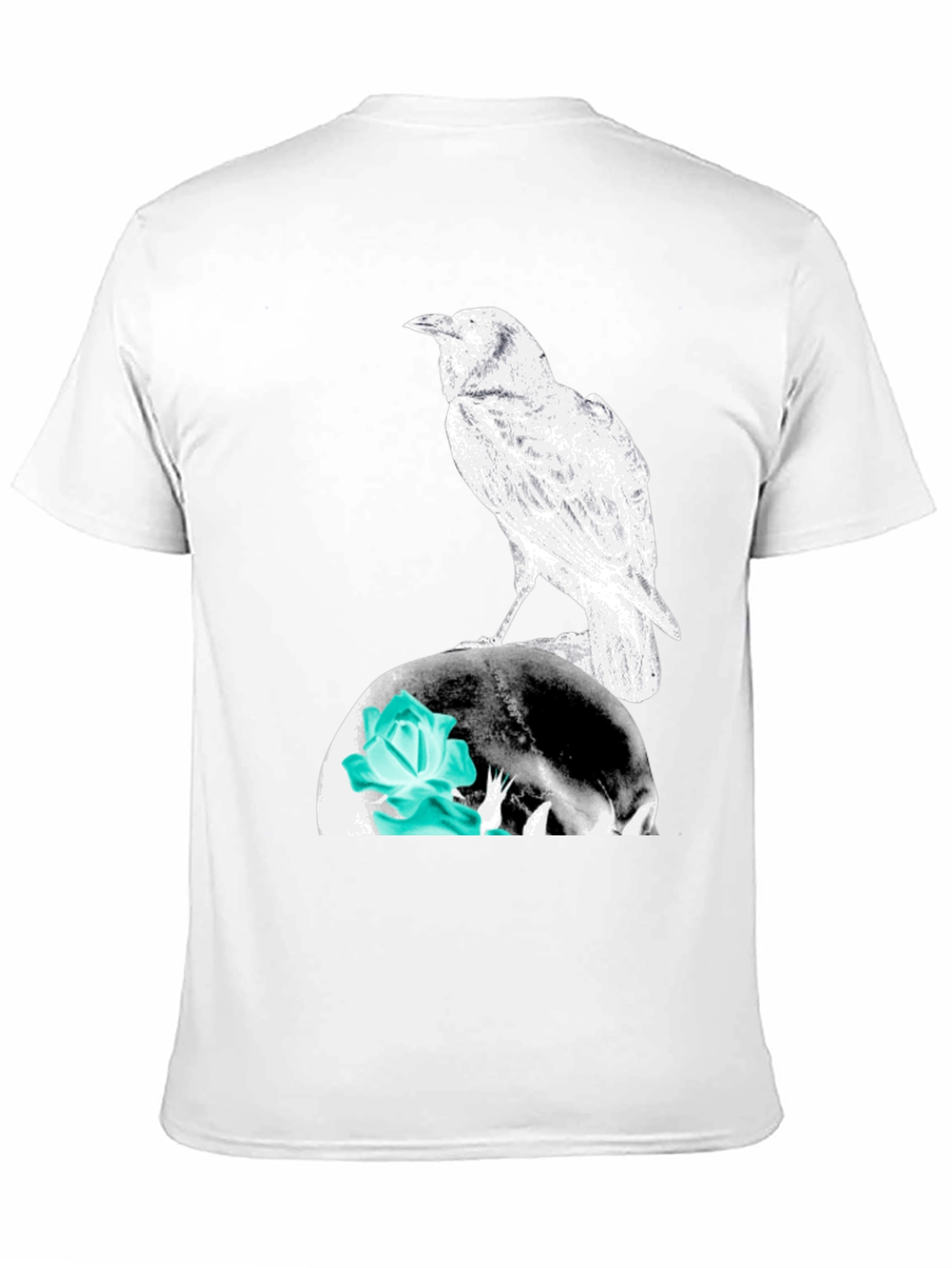 Raven Skull Graphic Tee