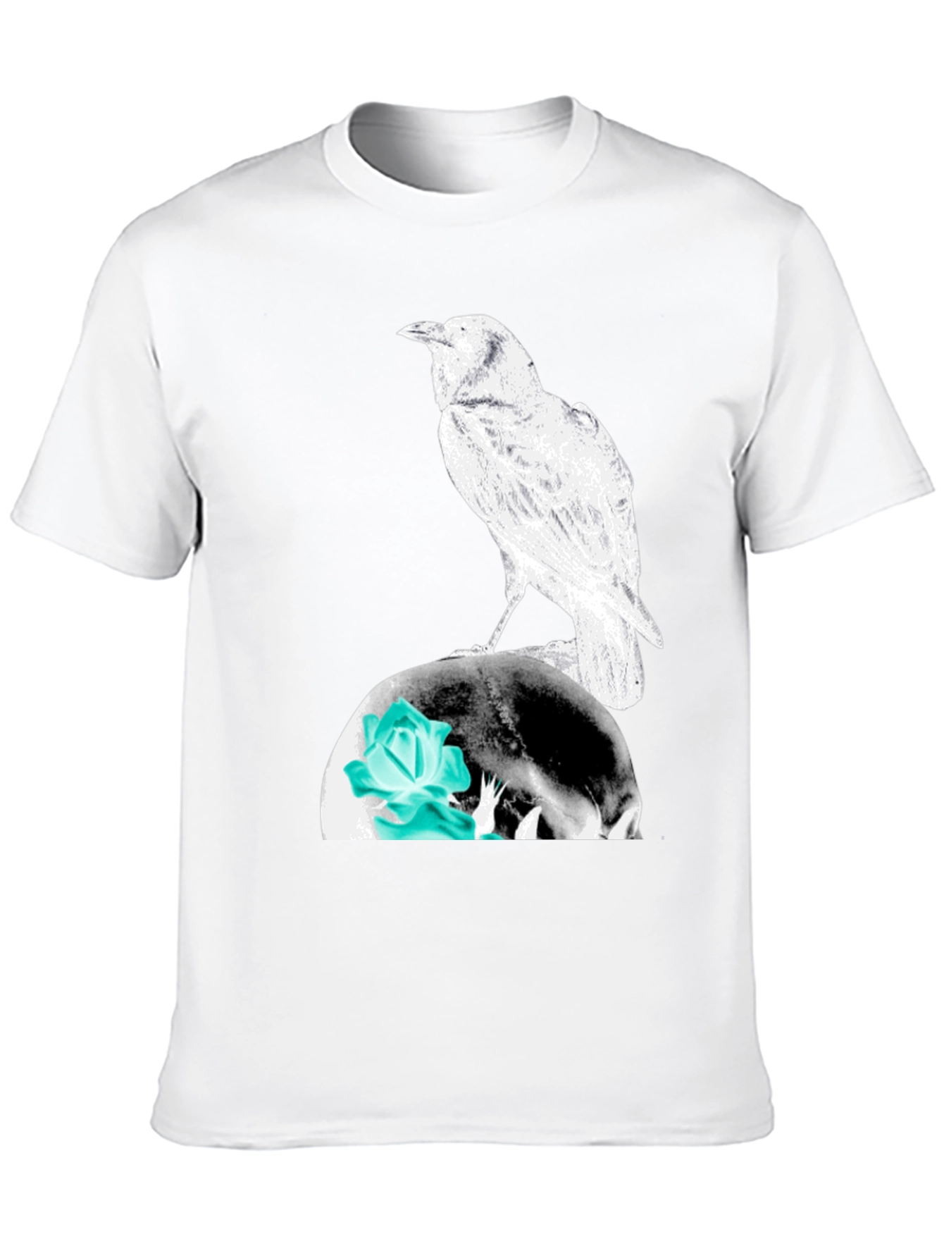 Raven Skull Graphic Tee