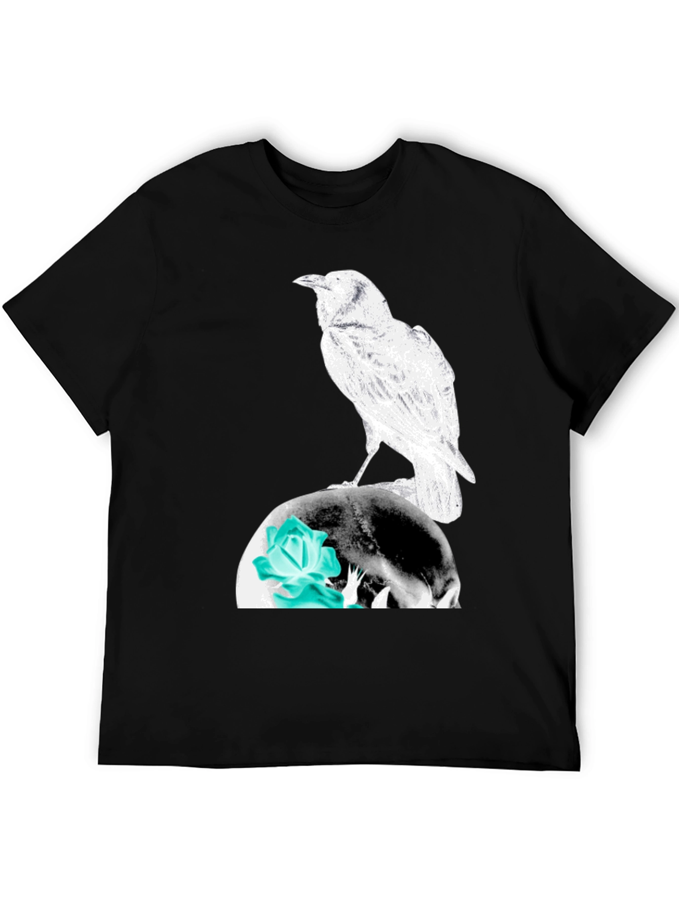 Raven Skull Graphic Tee