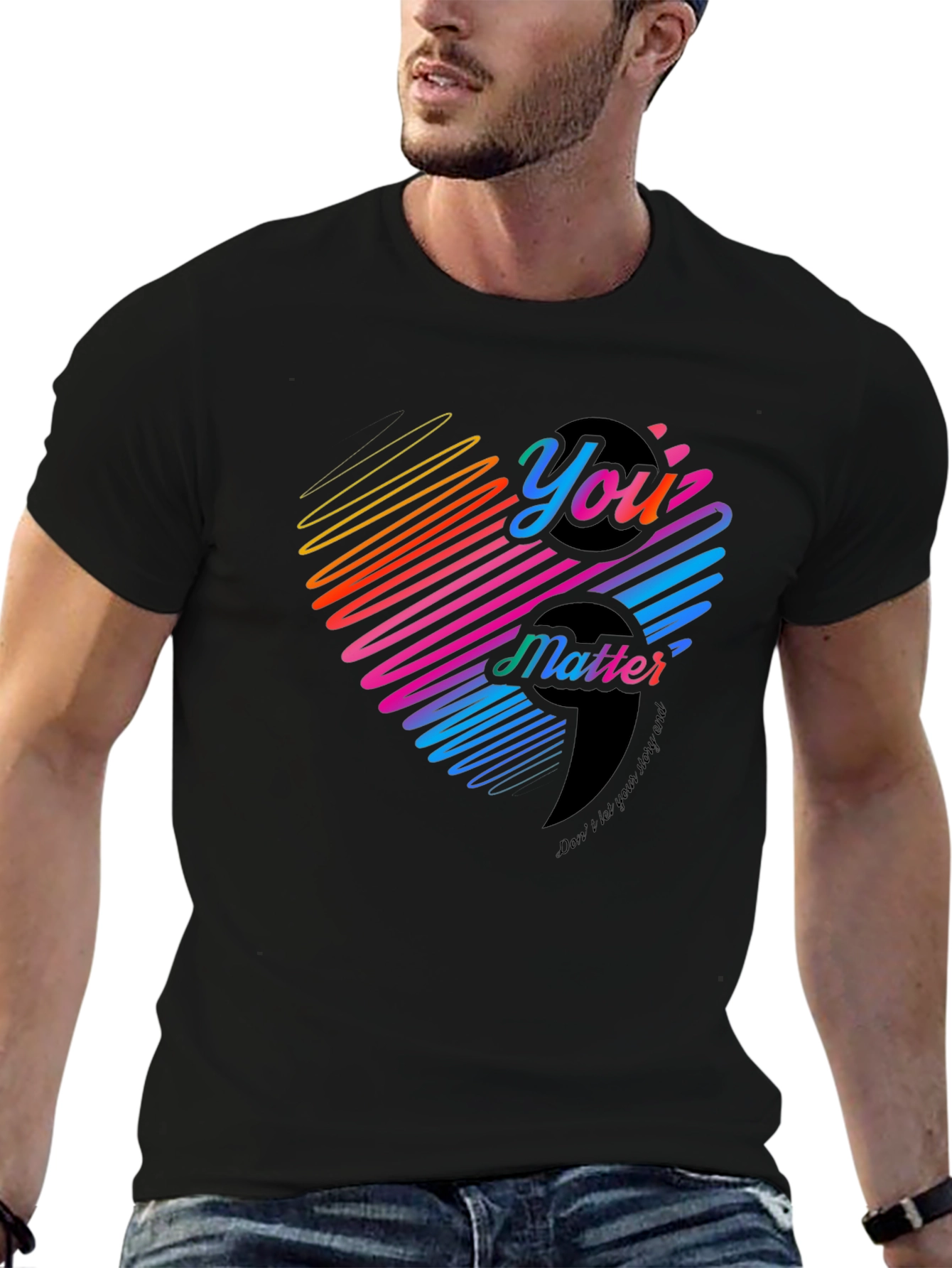 You Matter Semicolon Graphic Tee