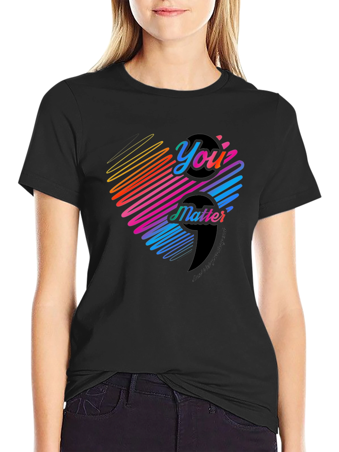You Matter Semicolon Graphic Tee