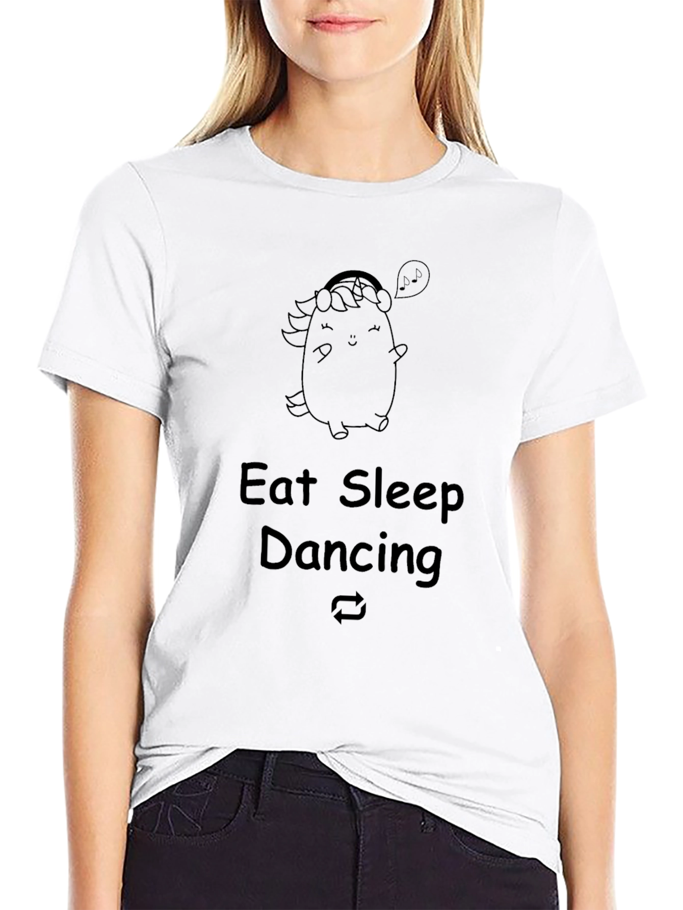 Eat Sleep Dancing T-Shirt Cute Graphic Tee
