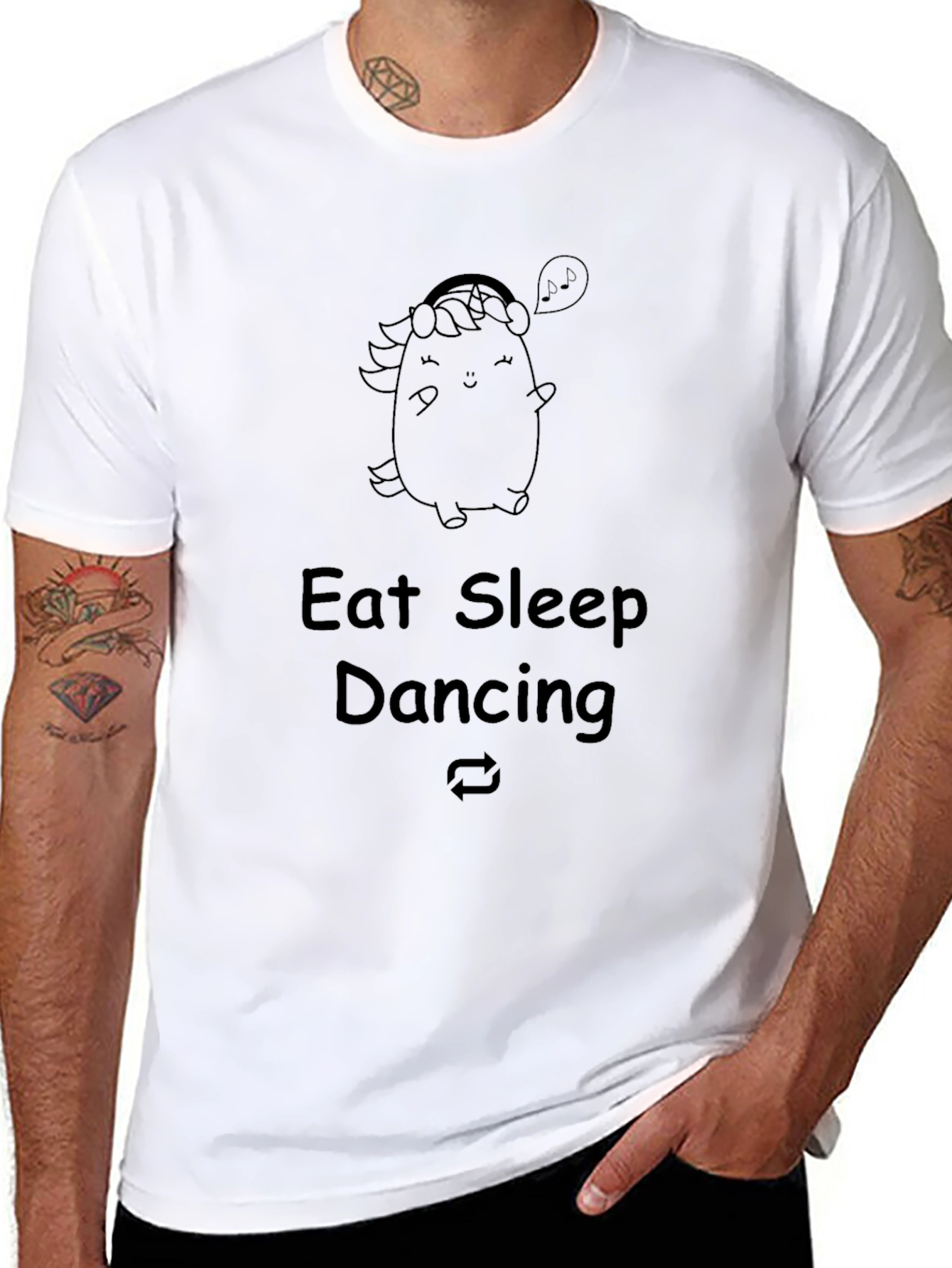 Eat Sleep Dancing T-Shirt Cute Graphic Tee