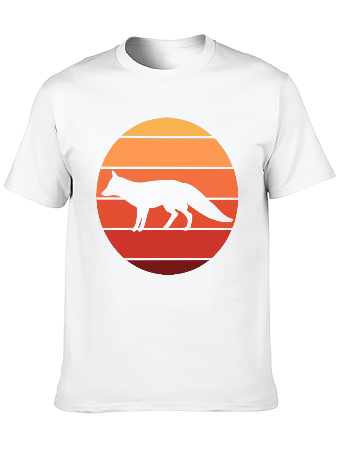 Retro Fox Sunset Graphic Tee