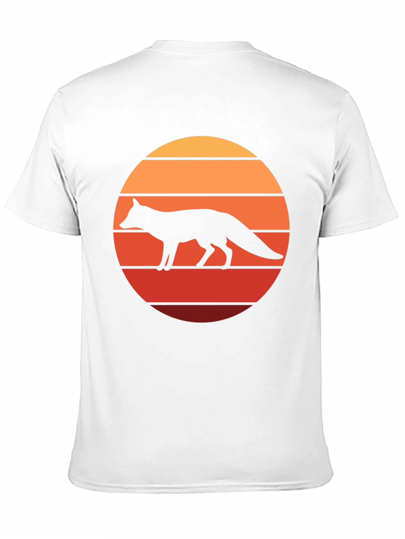 Retro Fox Sunset Graphic Tee