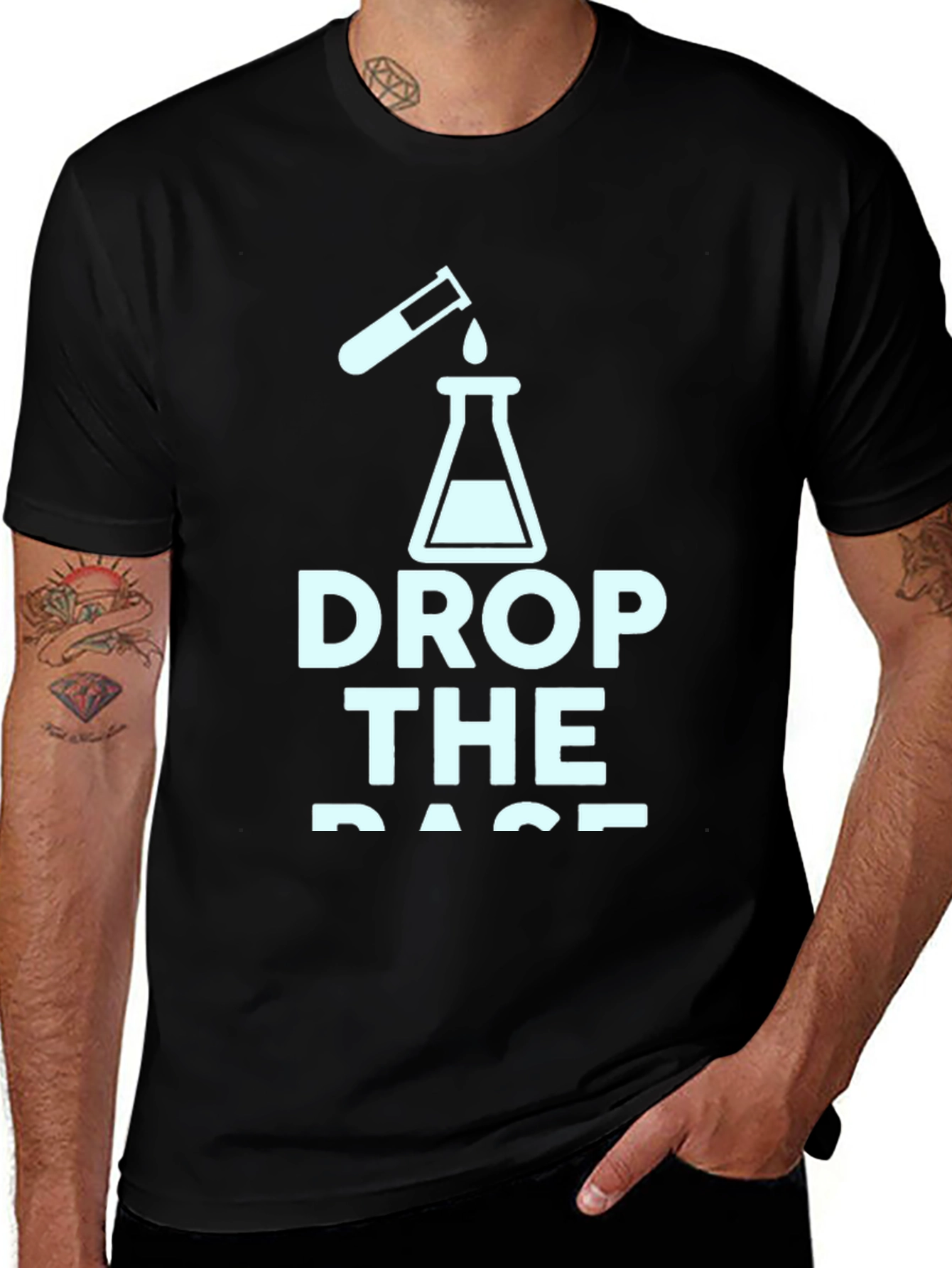 Drop the Base Science T-Shirt - Chemistry Tee