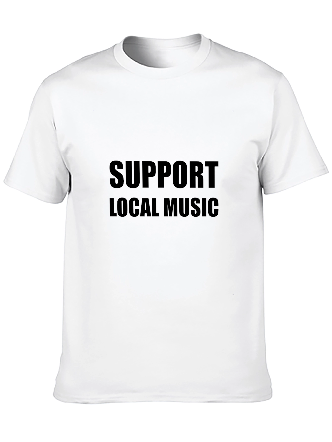 Support Local Music Graphic Tee - Black