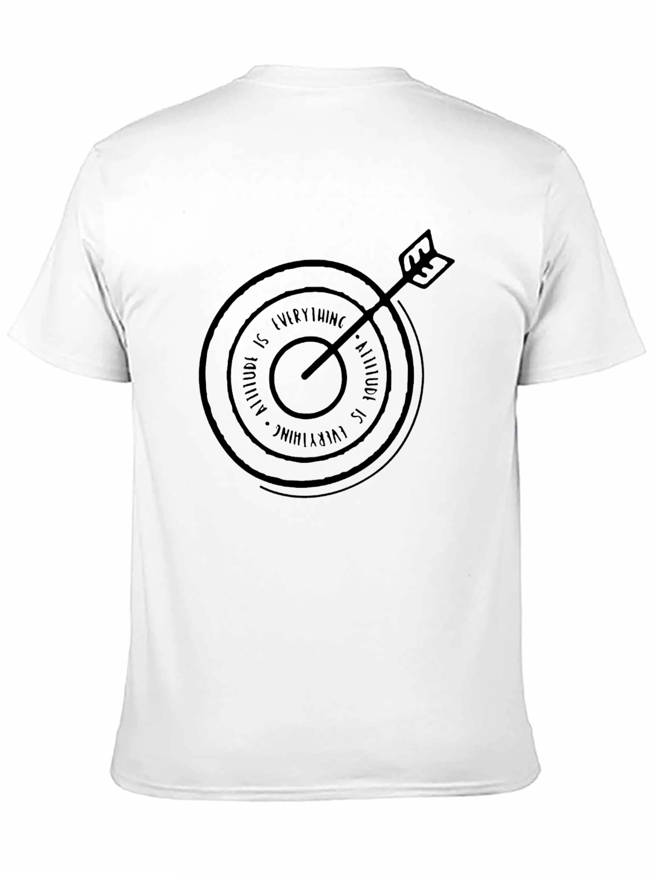 Attitude is Everything T-Shirt - Black Graphic Tee