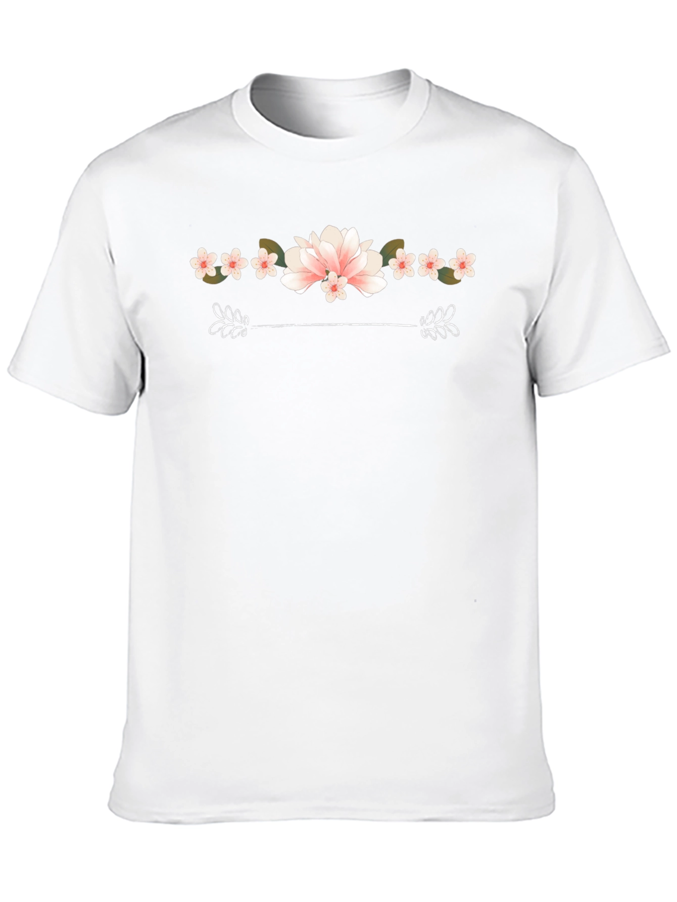 Floral Graphic Tee - Black