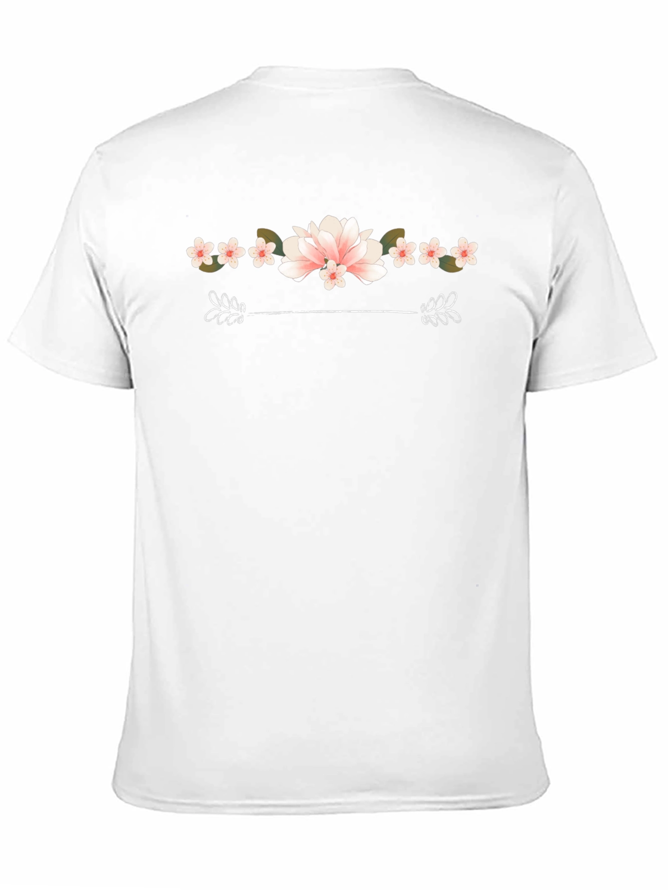 Floral Graphic Tee - Black