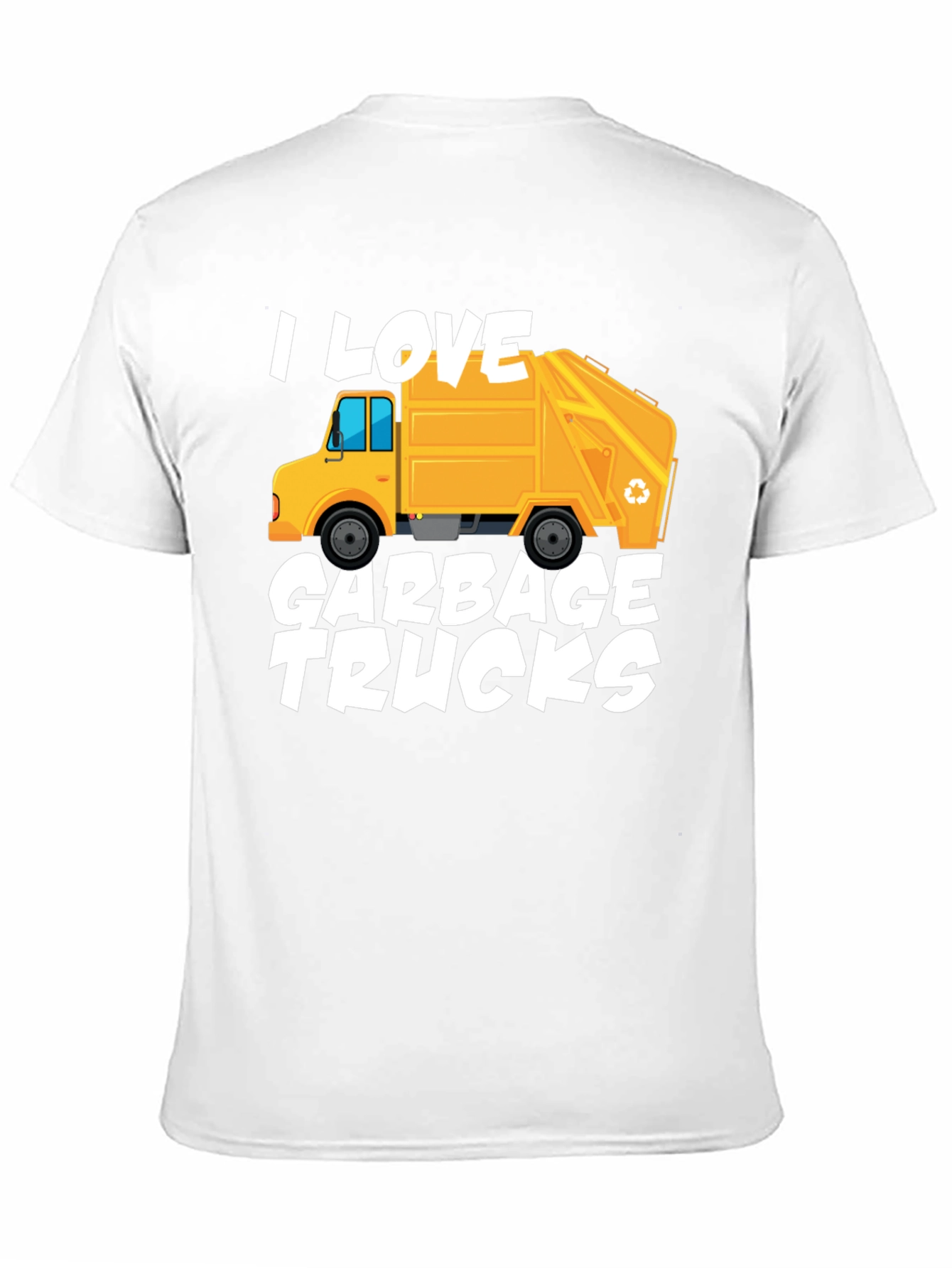 I Love Garbage Trucks Graphic T-Shirt