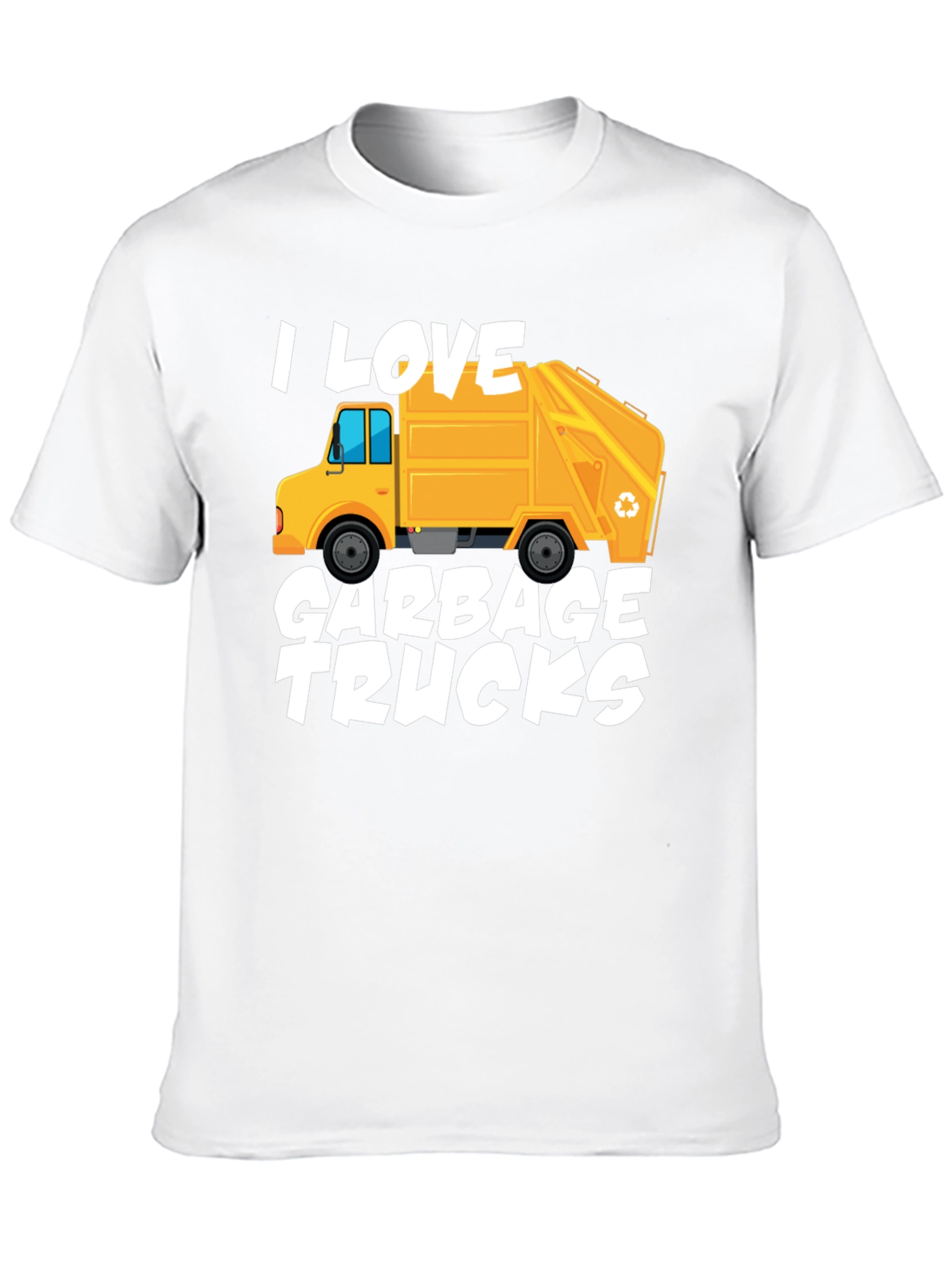 I Love Garbage Trucks Graphic T-Shirt
