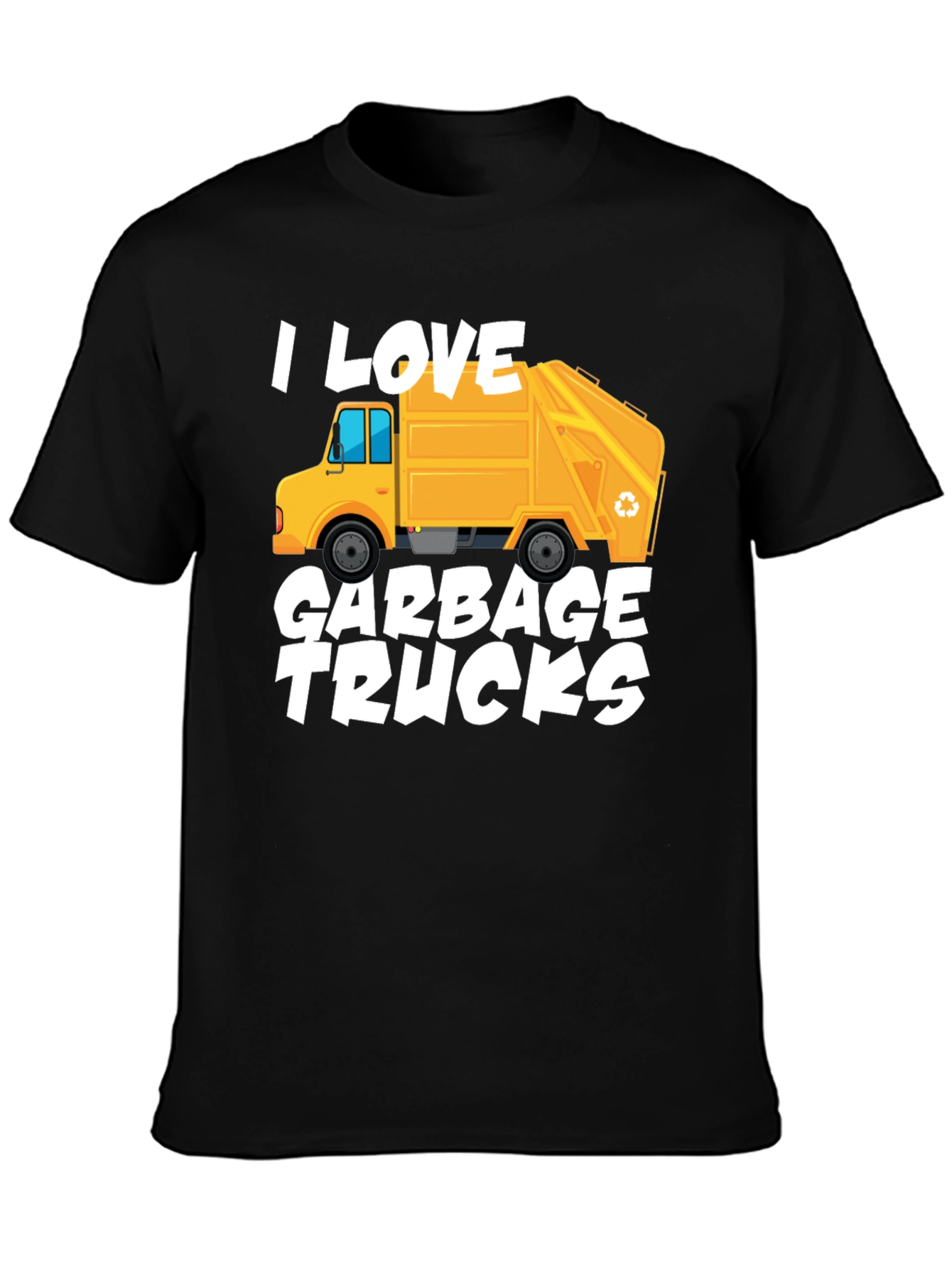 I Love Garbage Trucks Graphic T-Shirt