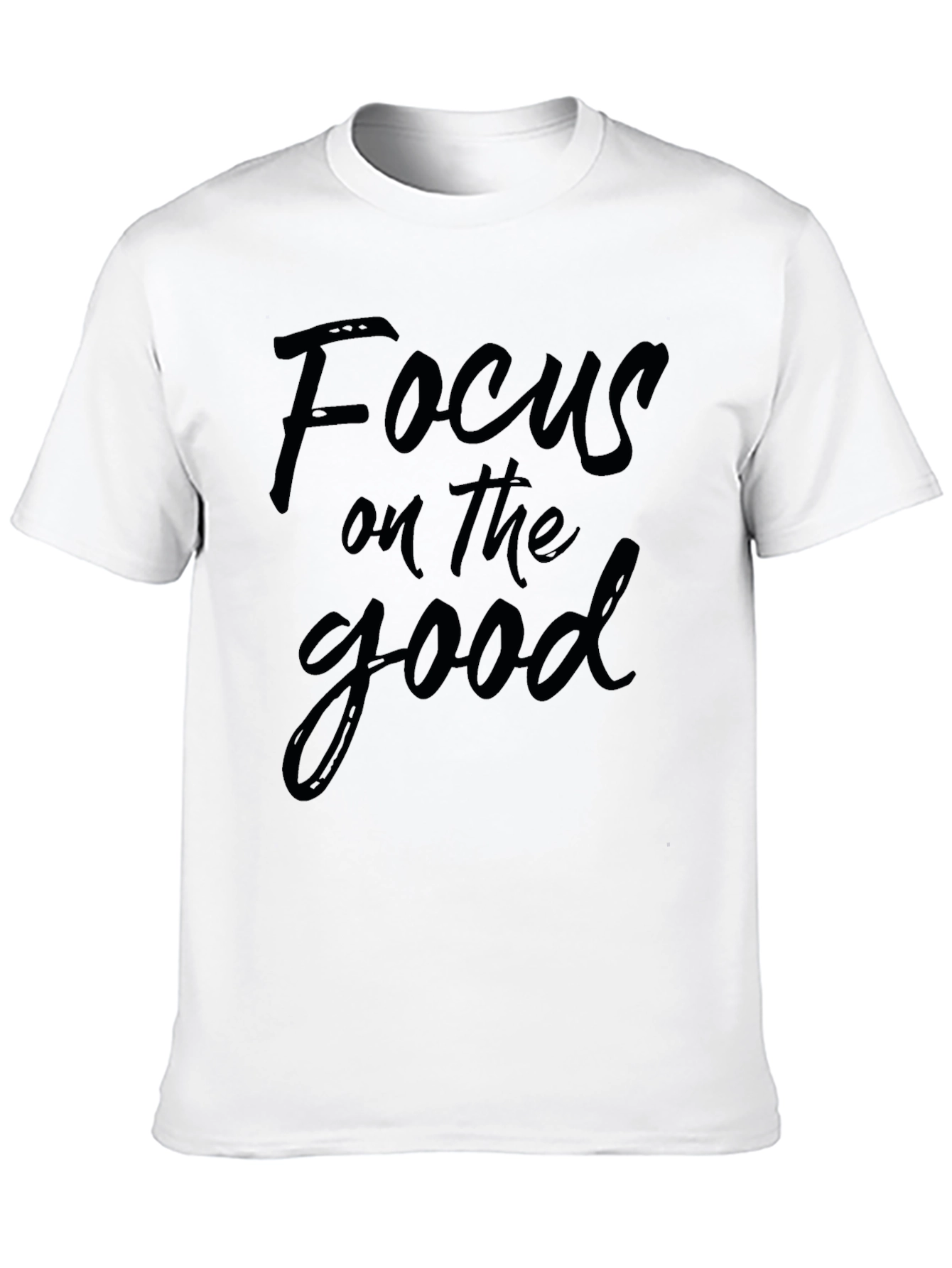 Focus on the Good - Black Graphic Tee