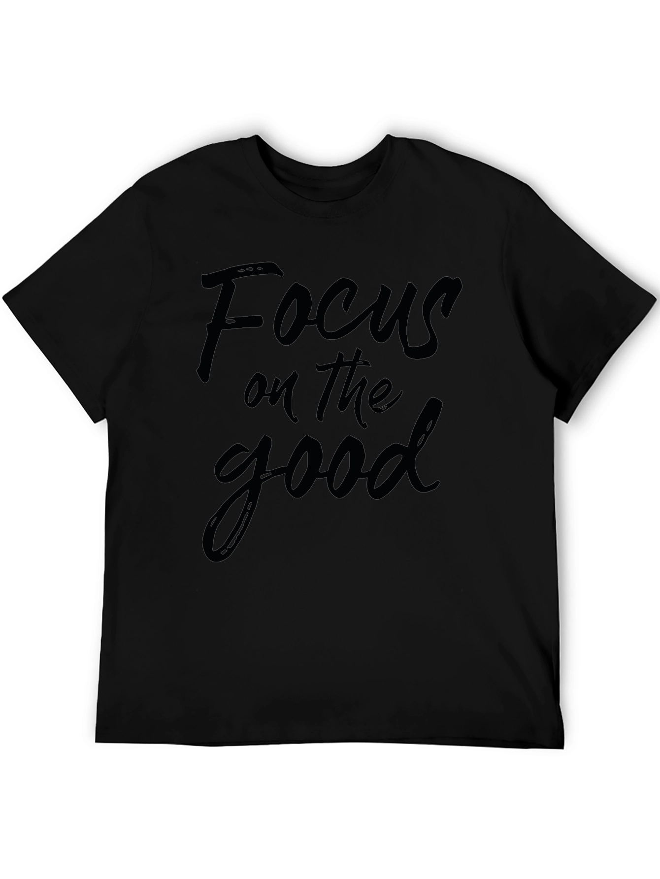 Focus on the Good - Black Graphic Tee