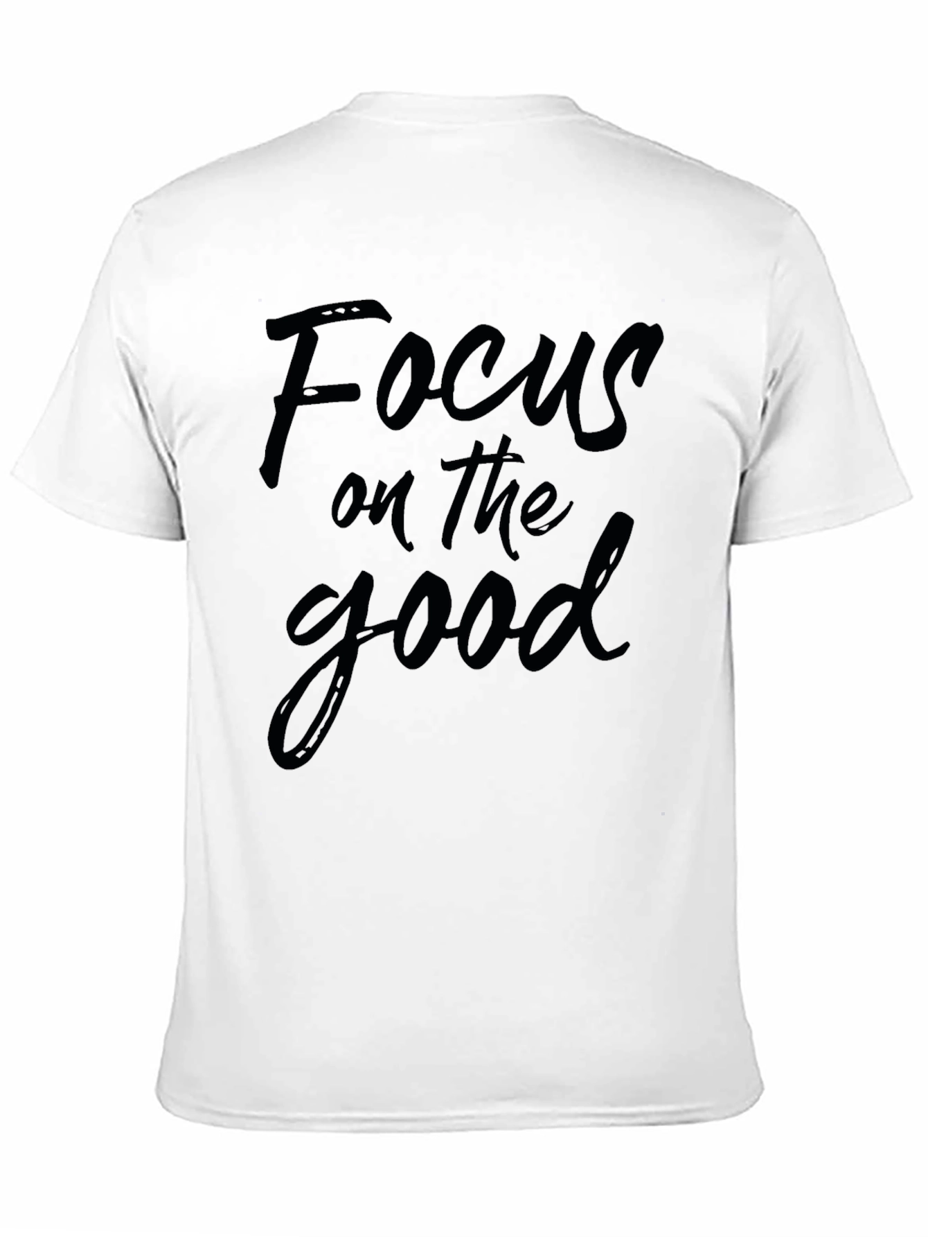 Focus on the Good - Black Graphic Tee
