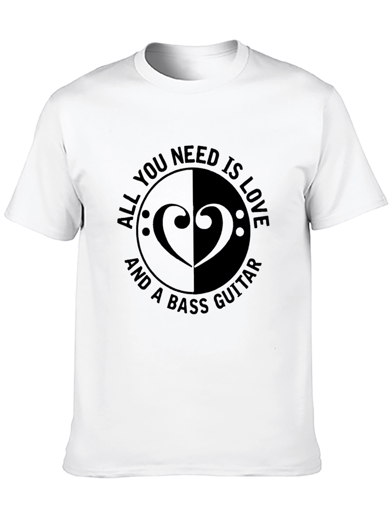 Bass Guitar Love T-Shirt - Music Lover Tee