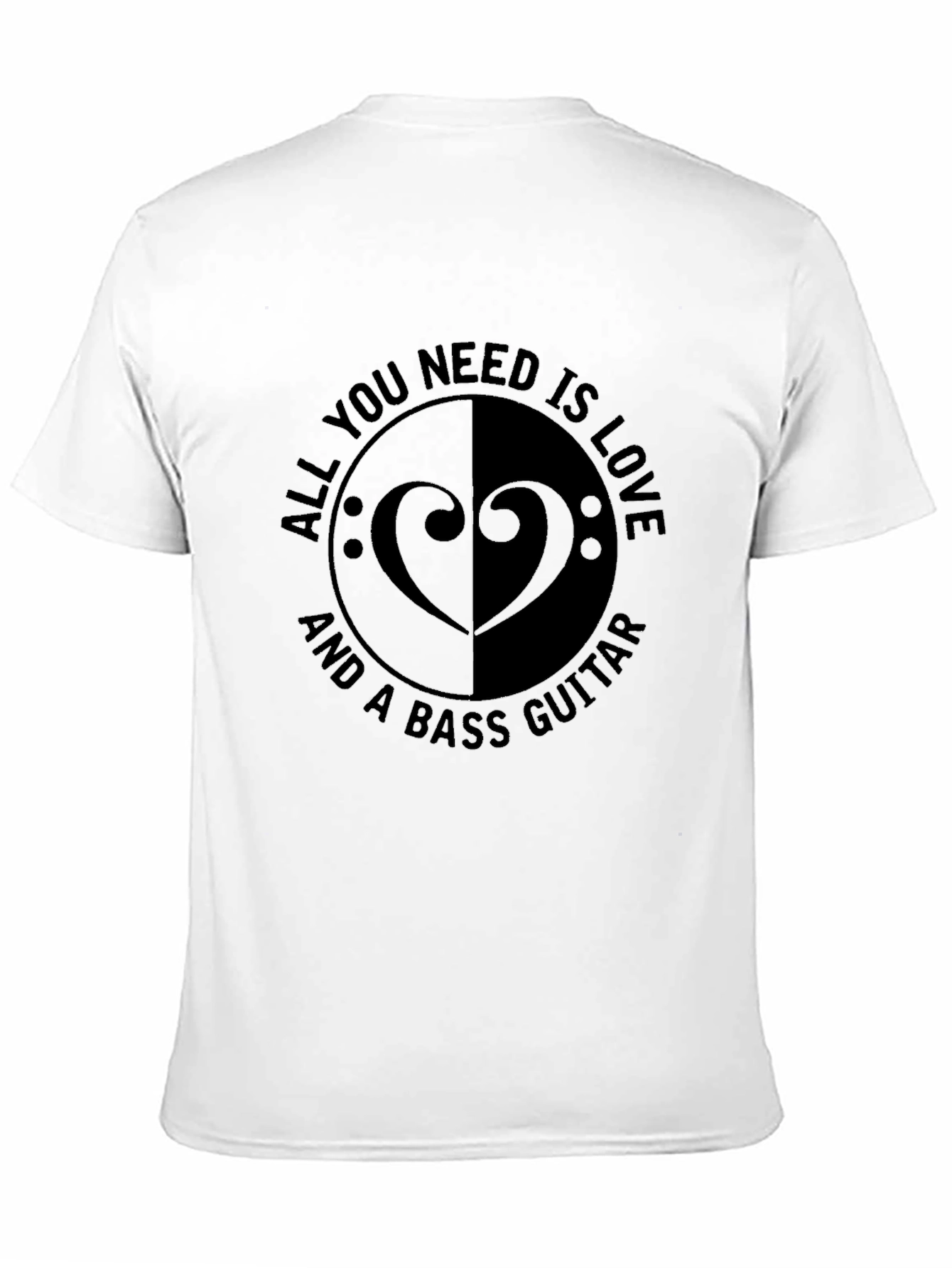 Bass Guitar Love T-Shirt - Music Lover Tee
