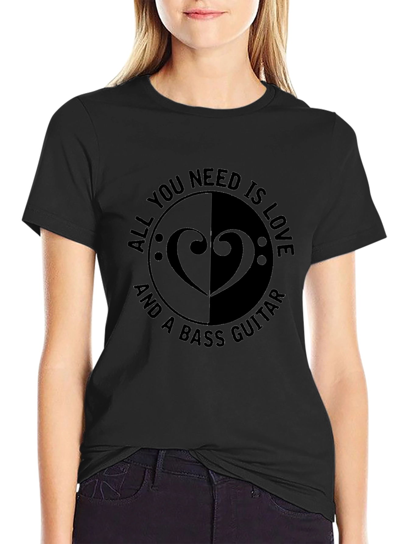 Bass Guitar Love T-Shirt - Music Lover Tee
