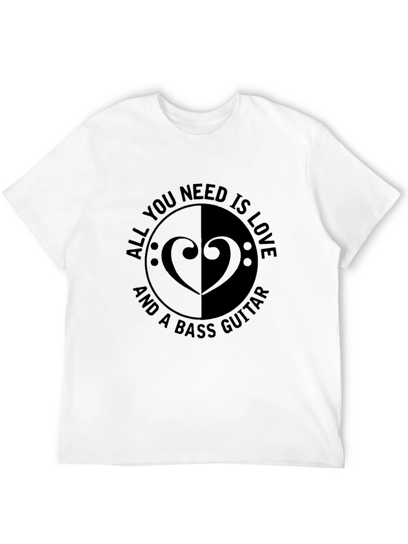 Bass Guitar Love T-Shirt - Music Lover Tee