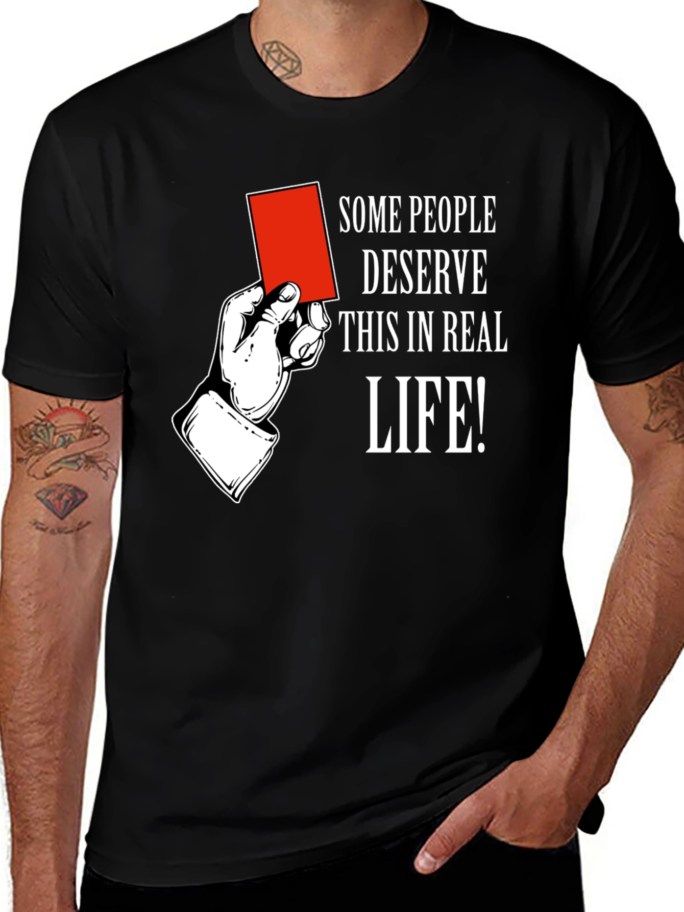 Red Card T-Shirt: Some People Deserve This!