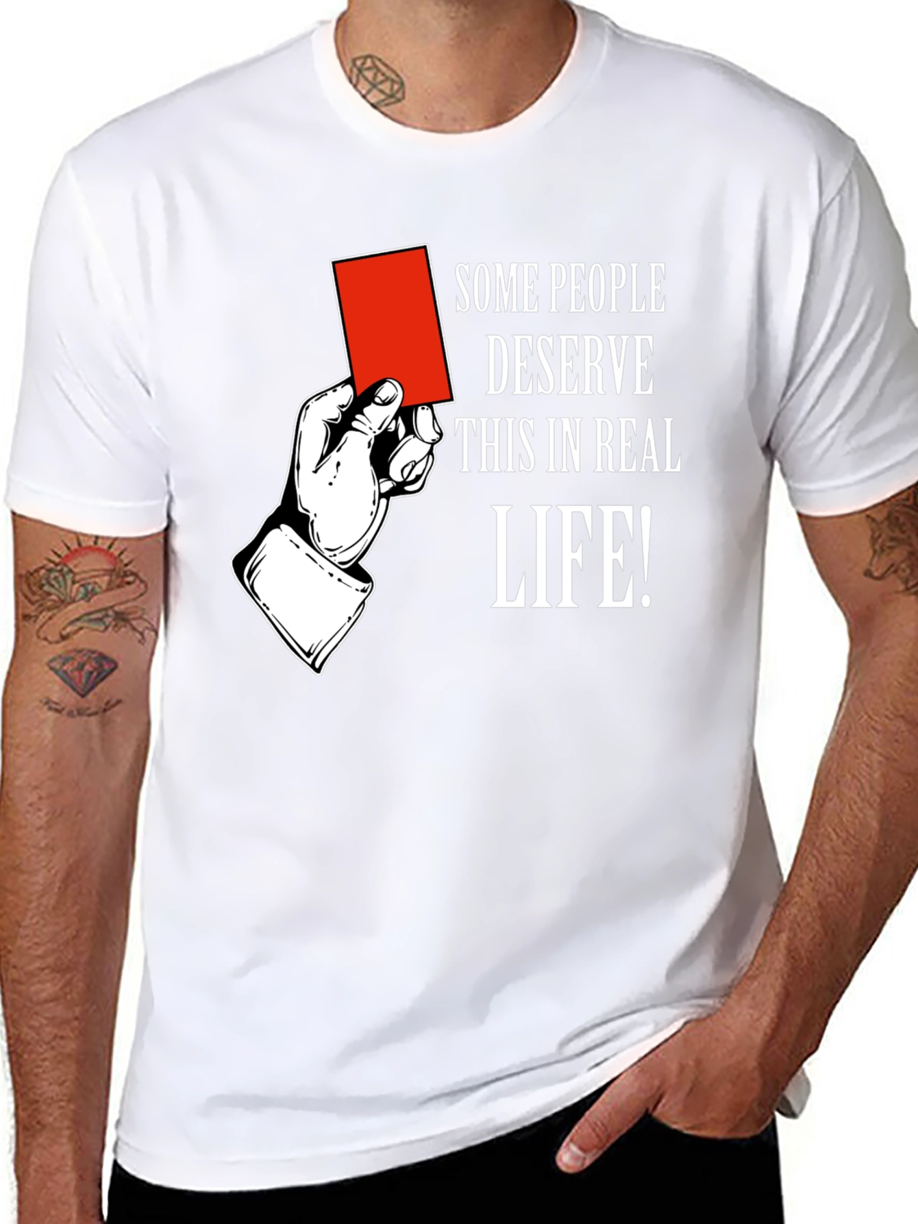 Red Card T-Shirt: Some People Deserve This!