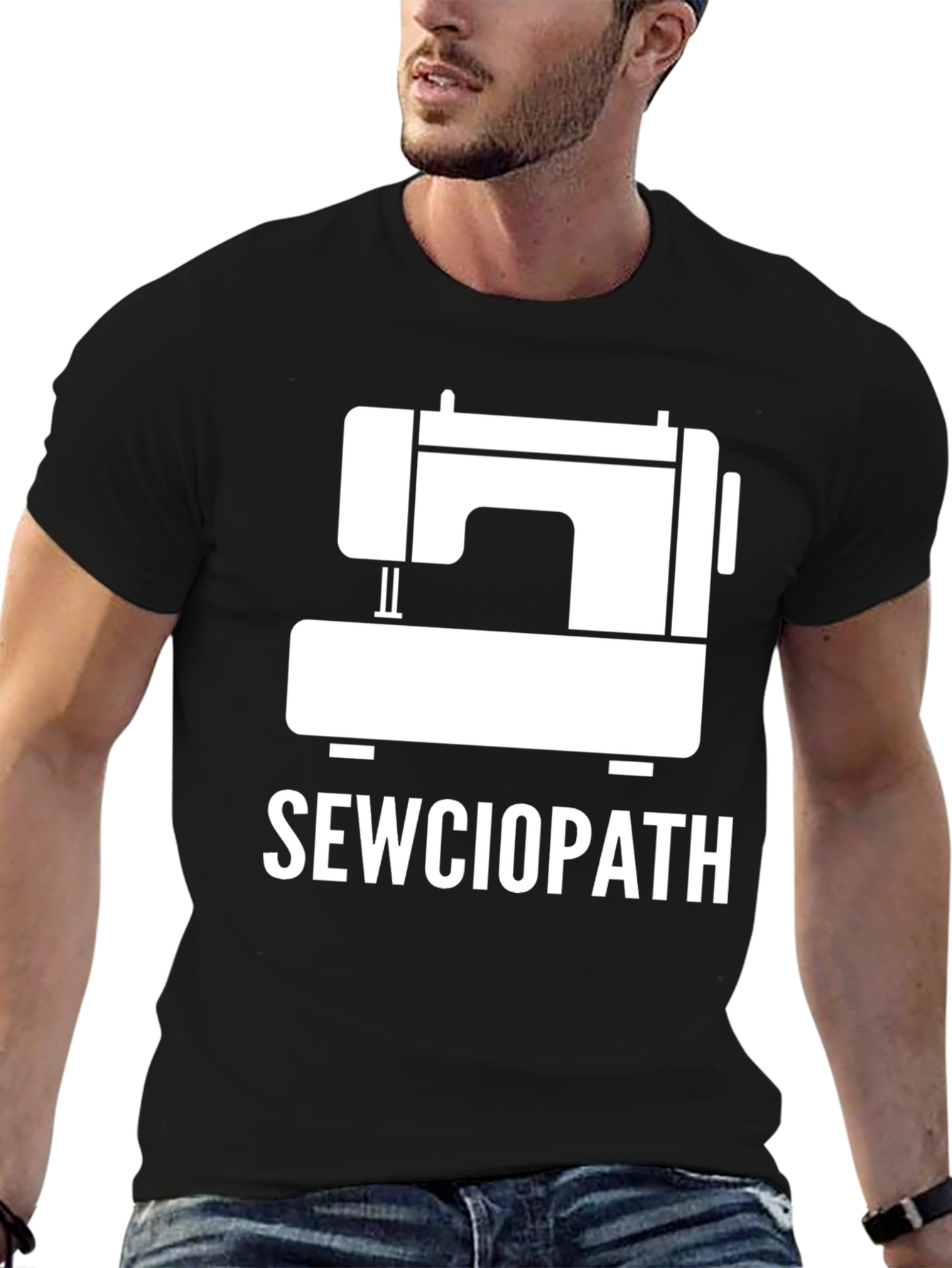 Sewciopath T-Shirt - Funny Sewing Machine Tee
