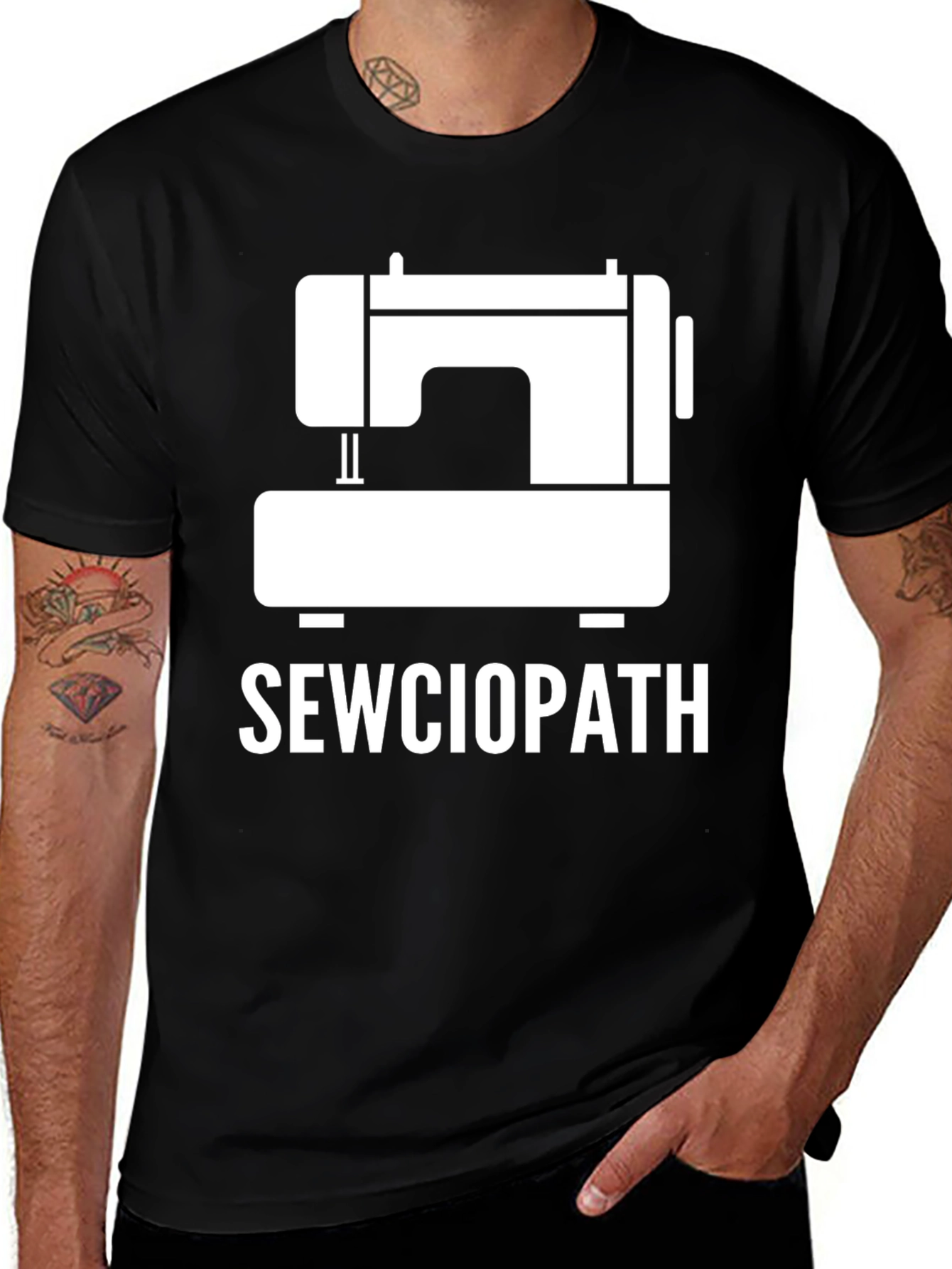 Sewciopath T-Shirt - Funny Sewing Machine Tee