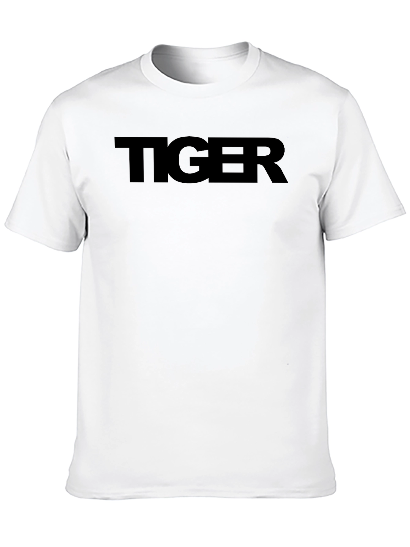 Black TIGER Graphic Tee - Bold Statement T-Shirt