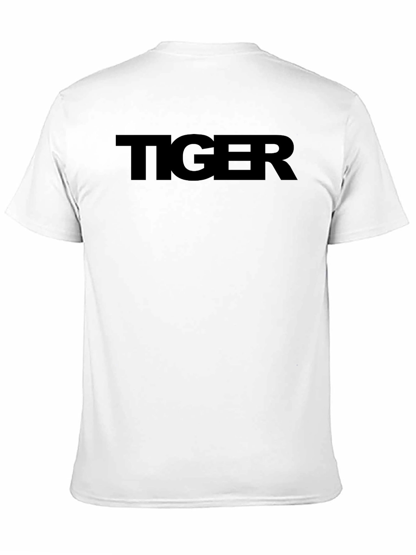 Black TIGER Graphic Tee - Bold Statement T-Shirt