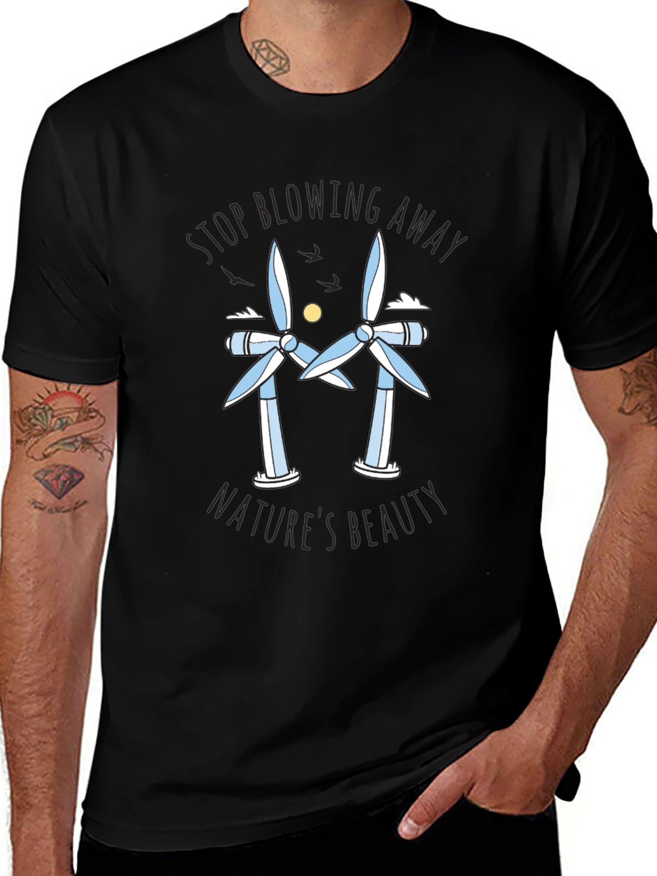 Stop Blowing Away Natures Beauty Tee