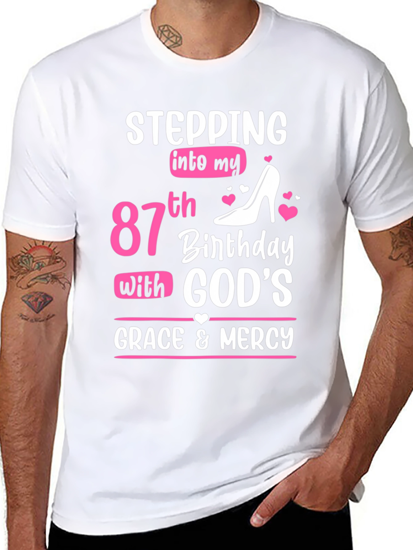 Stepping Into My 87th Birthday T-Shirt