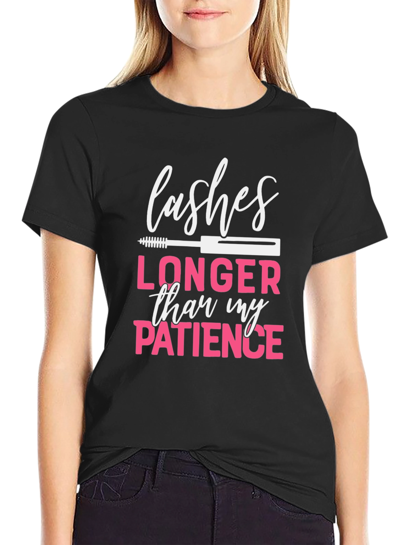 Lashes Longer Than My Patience Graphic Tee