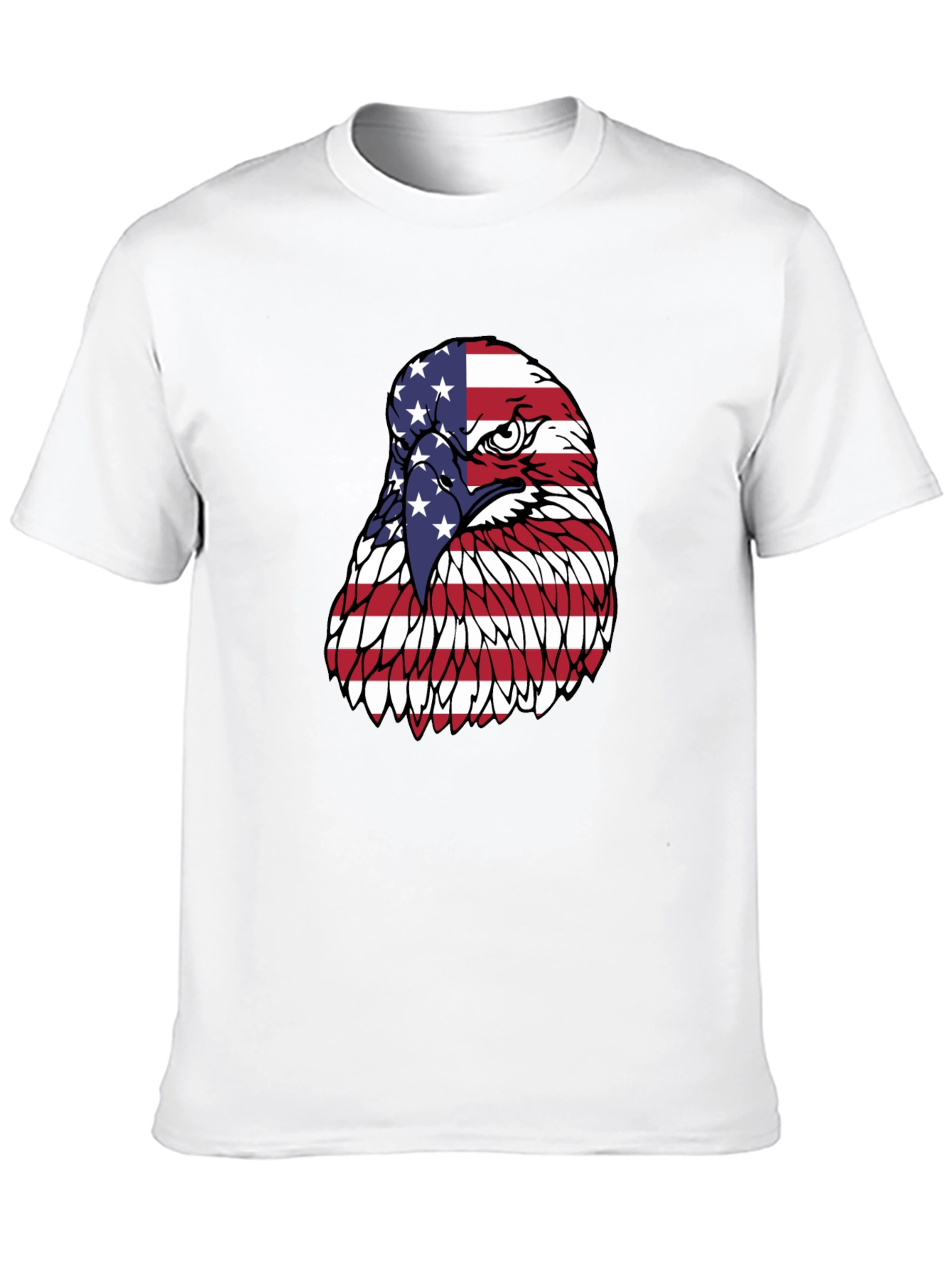 American Flag Eagle Graphic Tee - Patriot T-Shirt