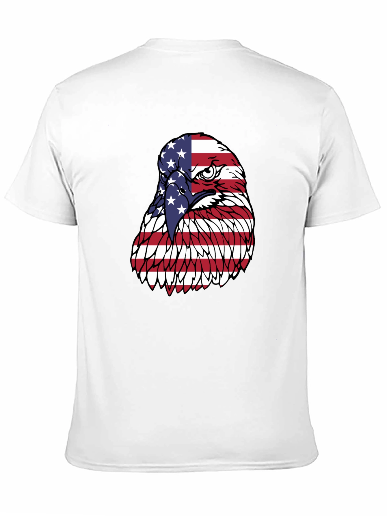 American Flag Eagle Graphic Tee - Patriot T-Shirt