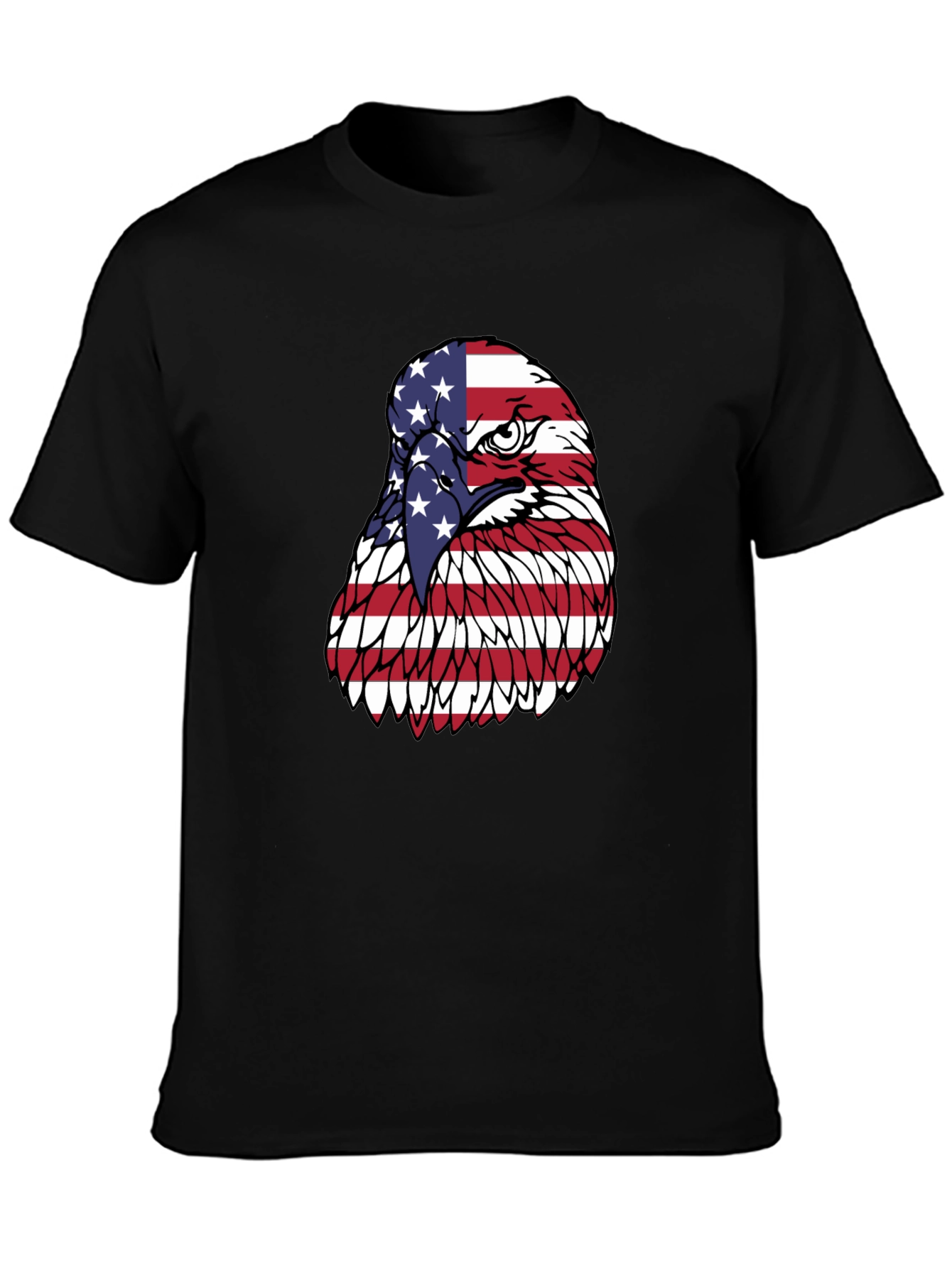 American Flag Eagle Graphic Tee - Patriot T-Shirt