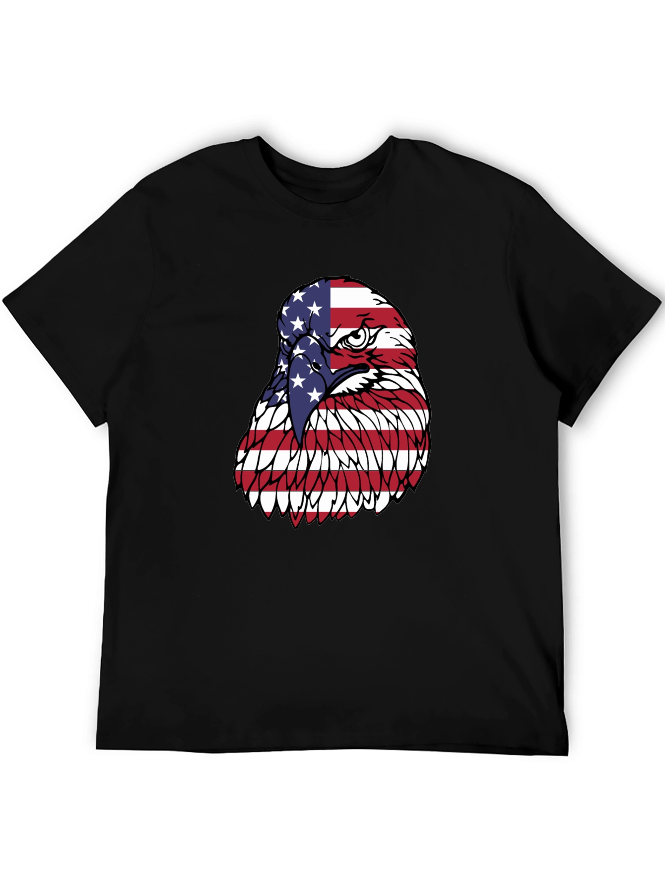 American Flag Eagle Graphic Tee - Patriot T-Shirt