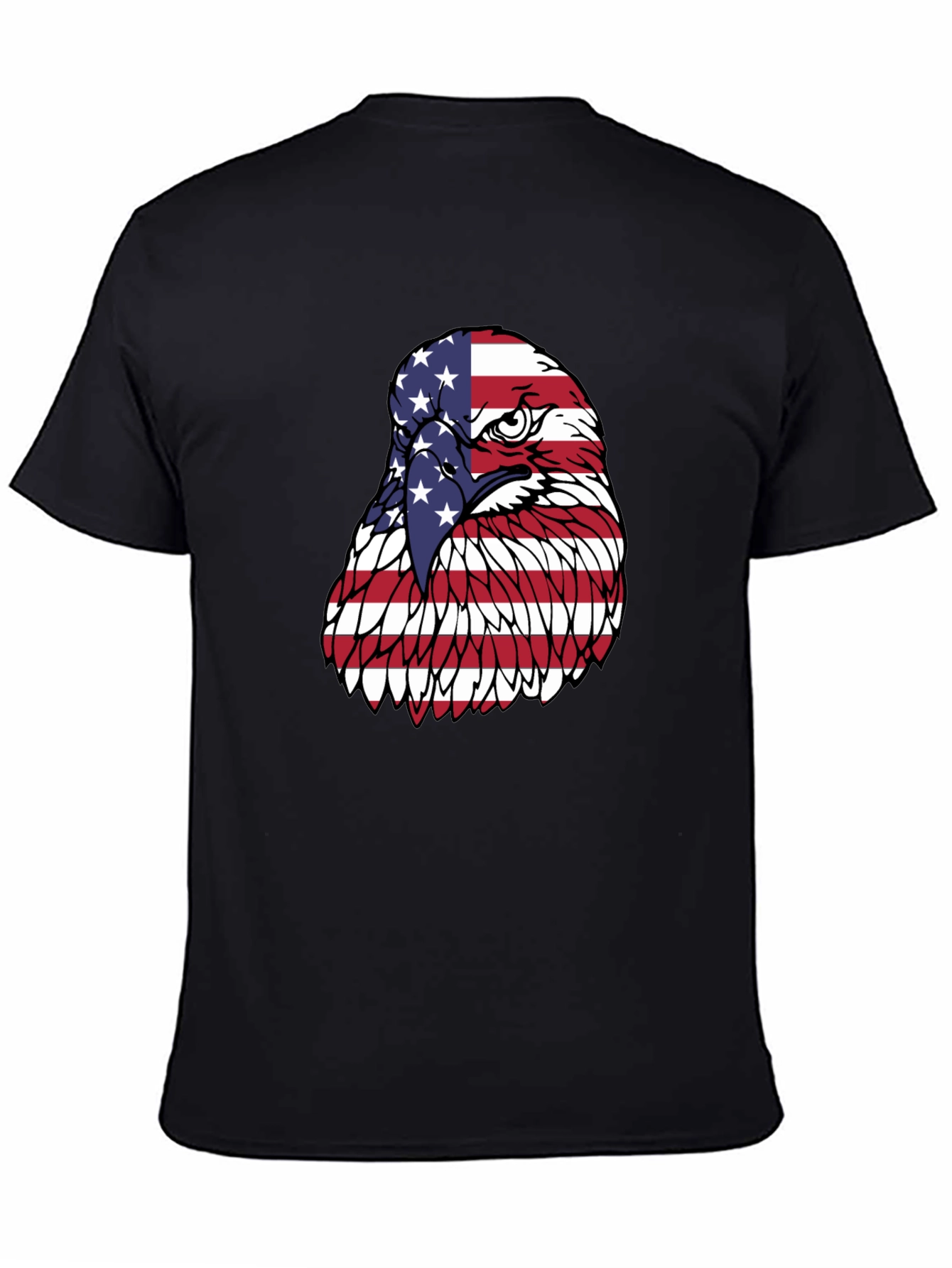 American Flag Eagle Graphic Tee - Patriot T-Shirt
