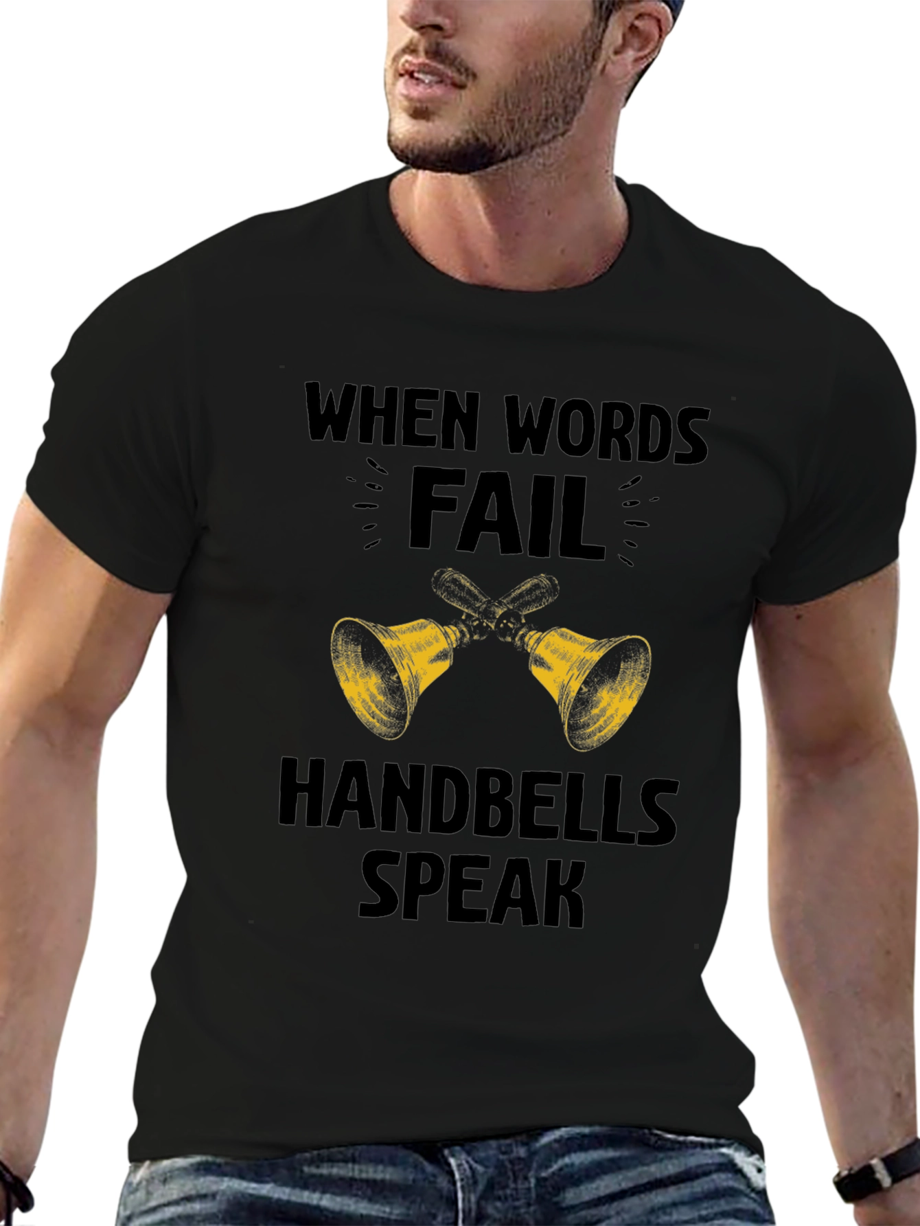 Handbells Speak T-Shirt - Funny Music Lover Tee