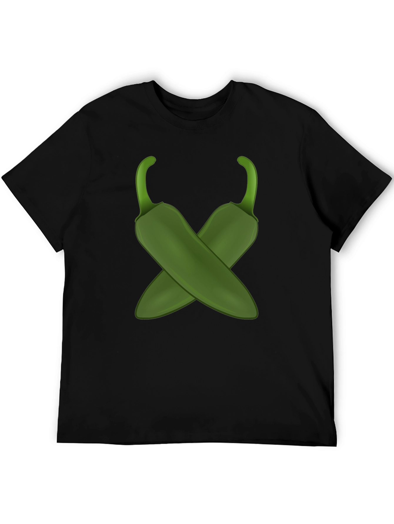 Spicy Jalapeno Pepper Cross Graphic Tee
