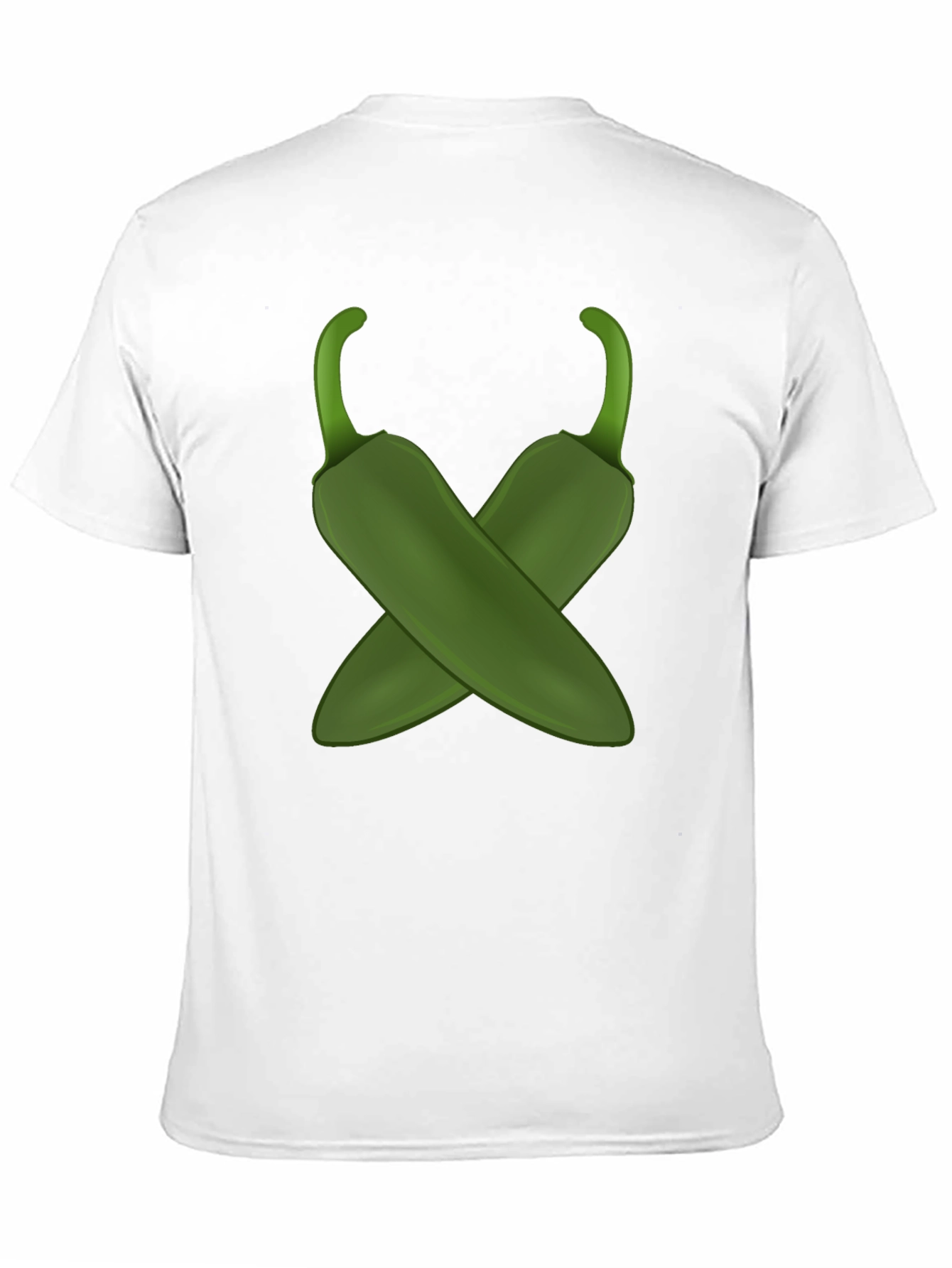 Spicy Jalapeno Pepper Cross Graphic Tee