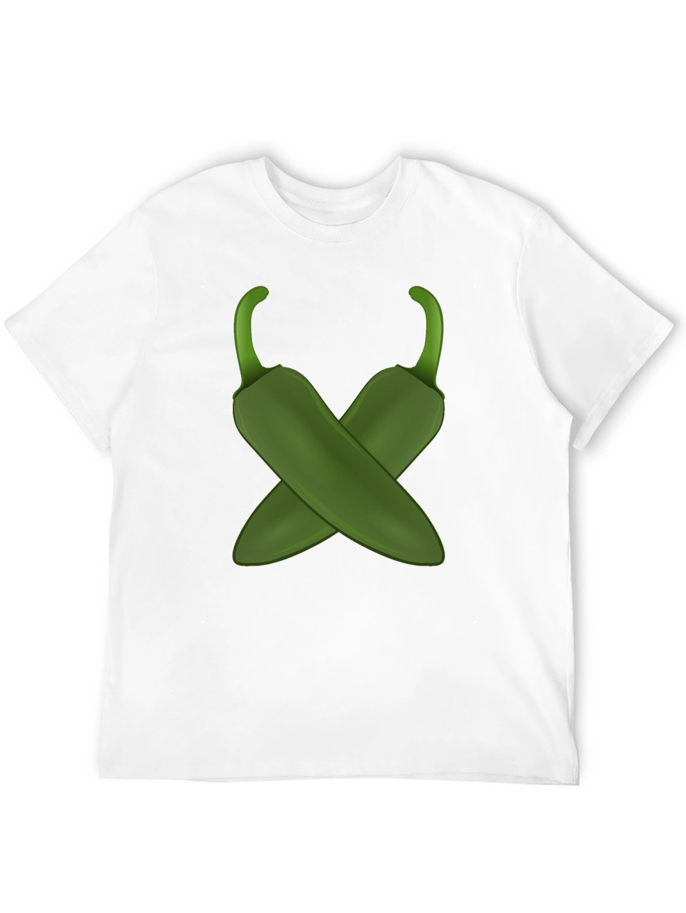 Spicy Jalapeno Pepper Cross Graphic Tee